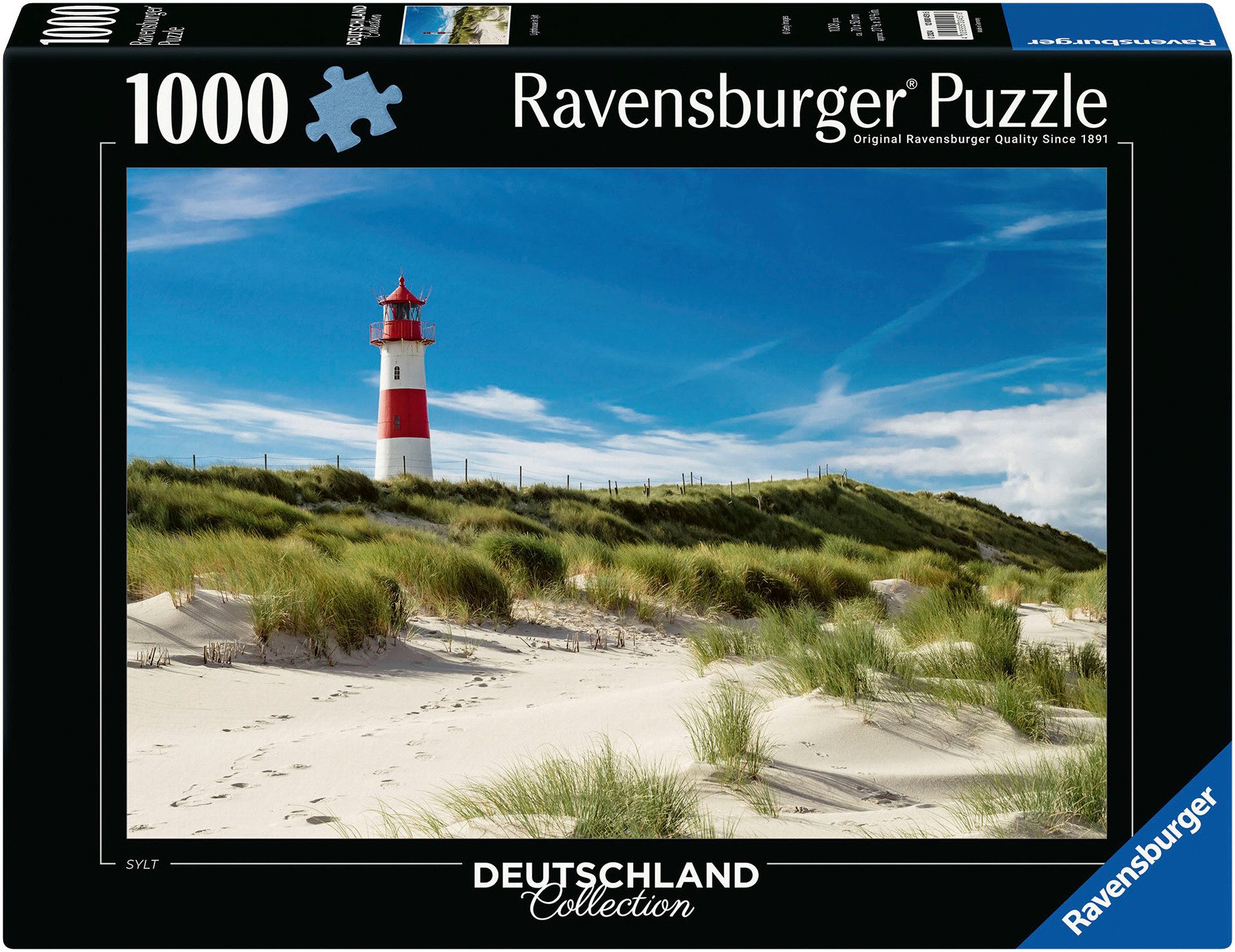 Ravensburger Puzzle Deutschland Collection, Sylt, 1000 Puzzleteile, Made in günstig online kaufen