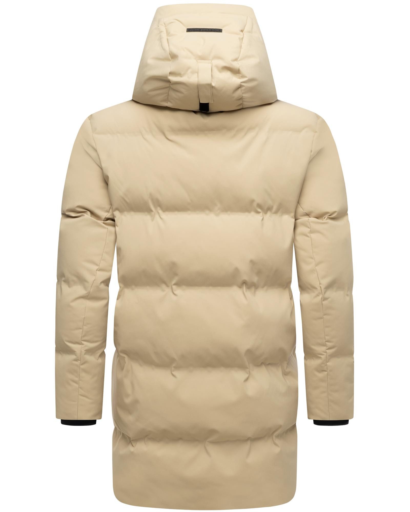 Stone Harbour Kurzmantel Darianoo XX Kurzer Herren Steppmantel mit Kapuze