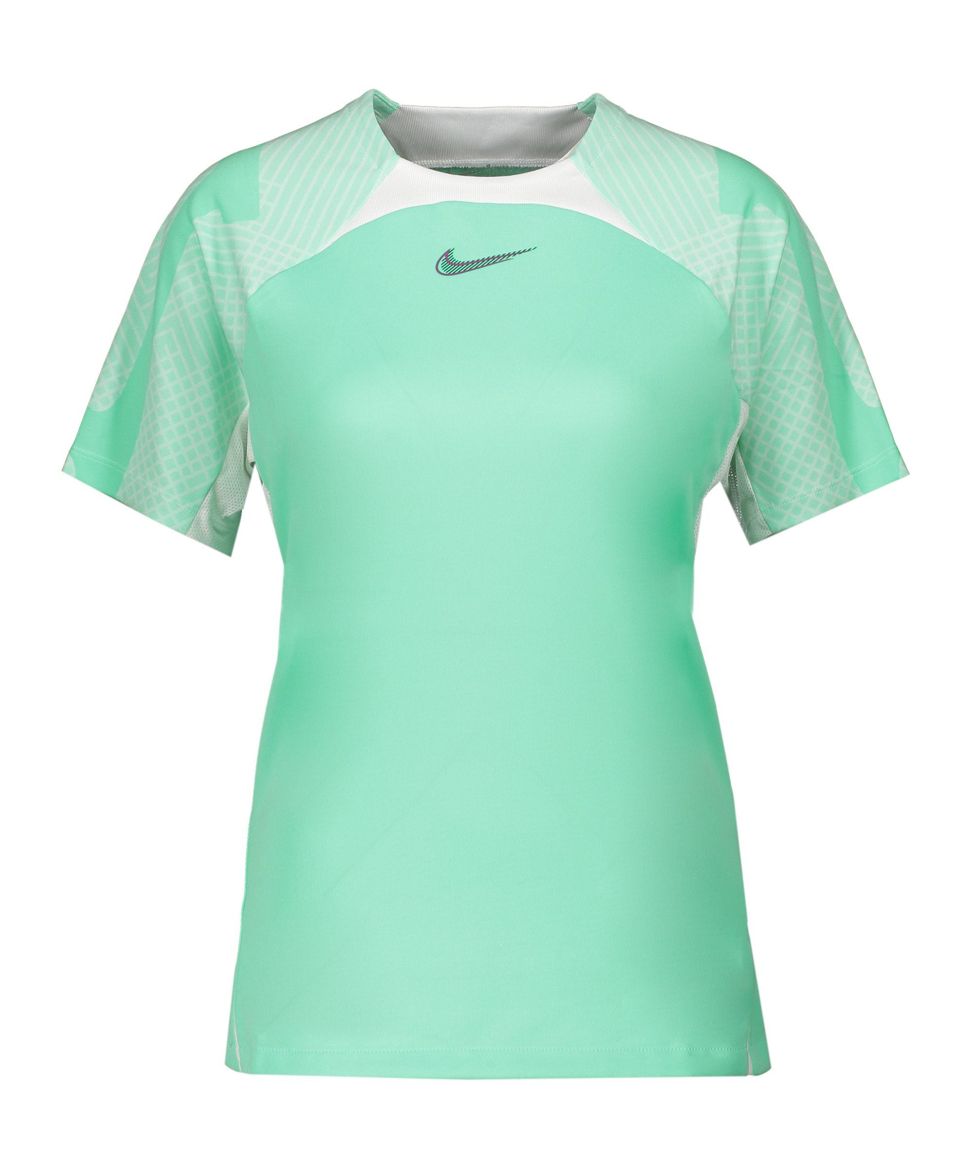 Nike T-Shirt Strike default Damen gruenweisslila T-Shirt