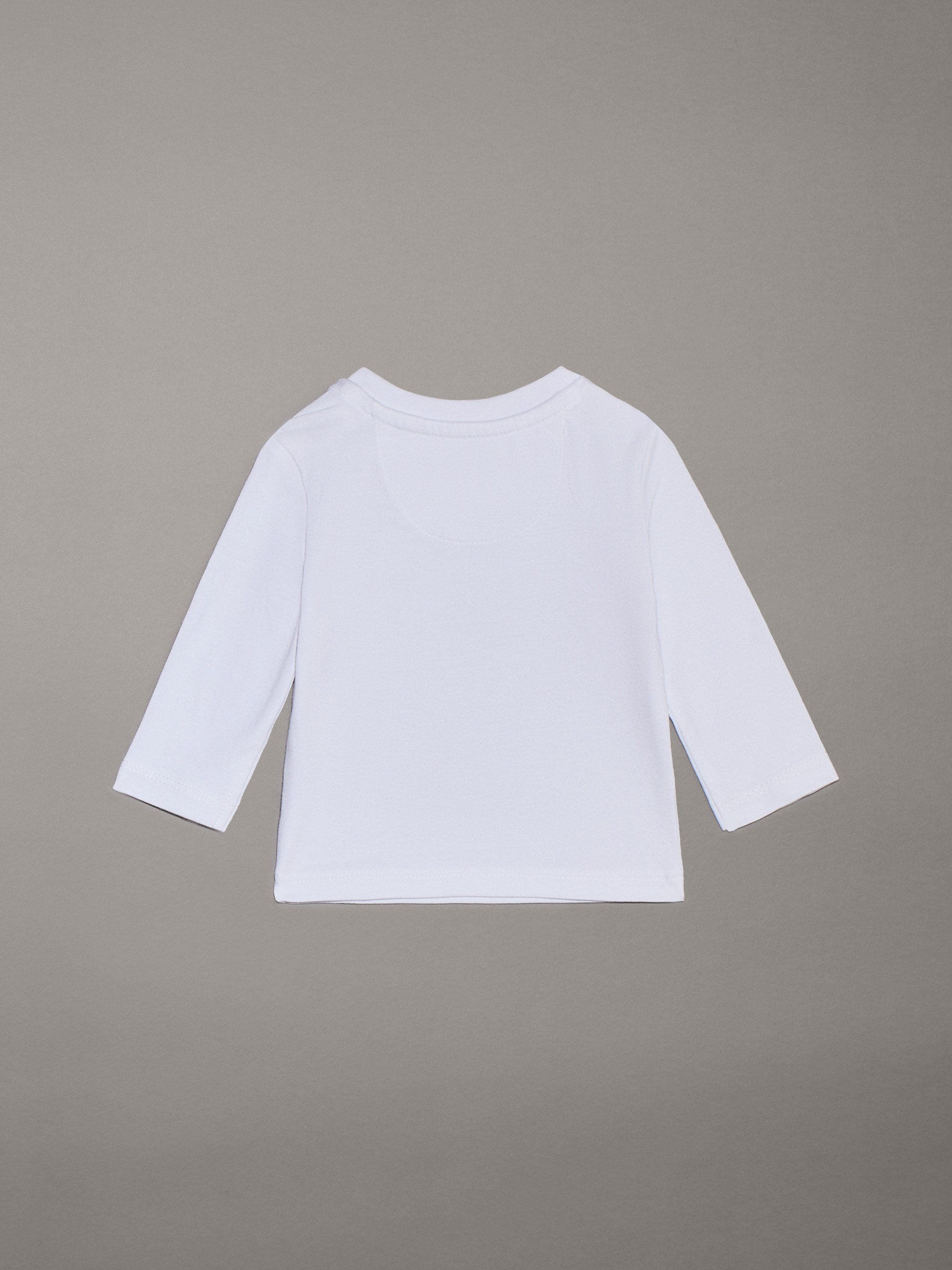 Calvin Klein Jeans Langarmshirt MONOGRAM LS T-SHIRT für Babys bis 2 Jahre, mit großem Druck