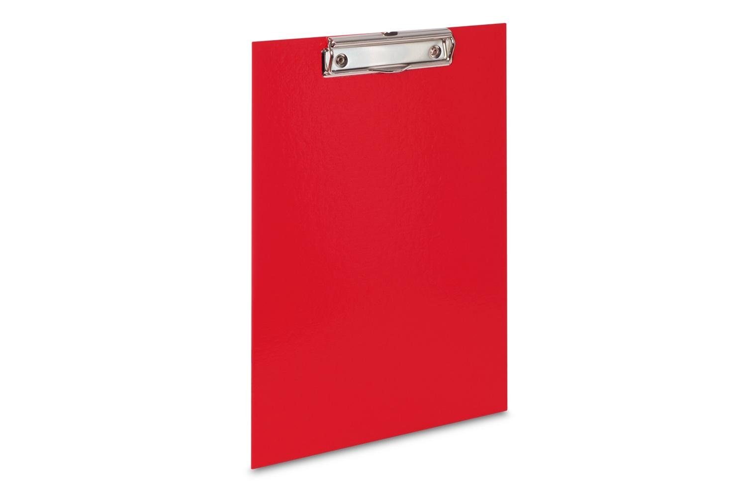 Livepac Office Klemmtafel Klemmbrett / DIN A4 / Farbe: rot