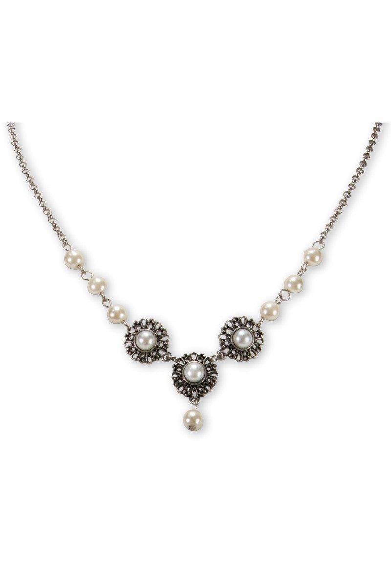 Alpenflüstern Kette mit Anhänger Trachtenkette - HELENA TRILOGIE - silber a günstig online kaufen
