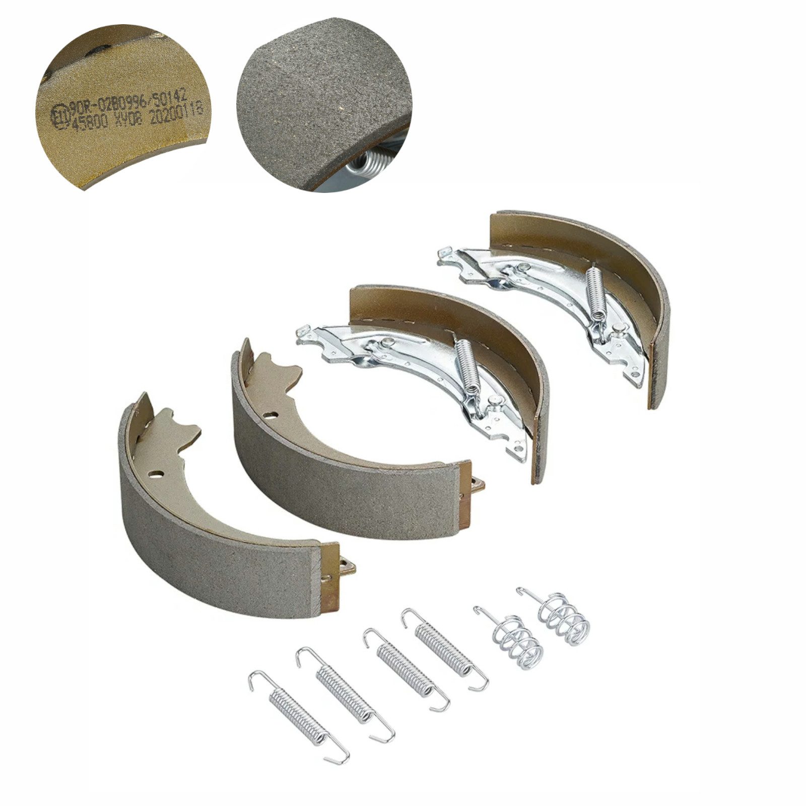 APT PKW-Anhänger APT Bremsbacken Satz passend für Knott 200x50, Anhänger Bremsbackensat, k.A.