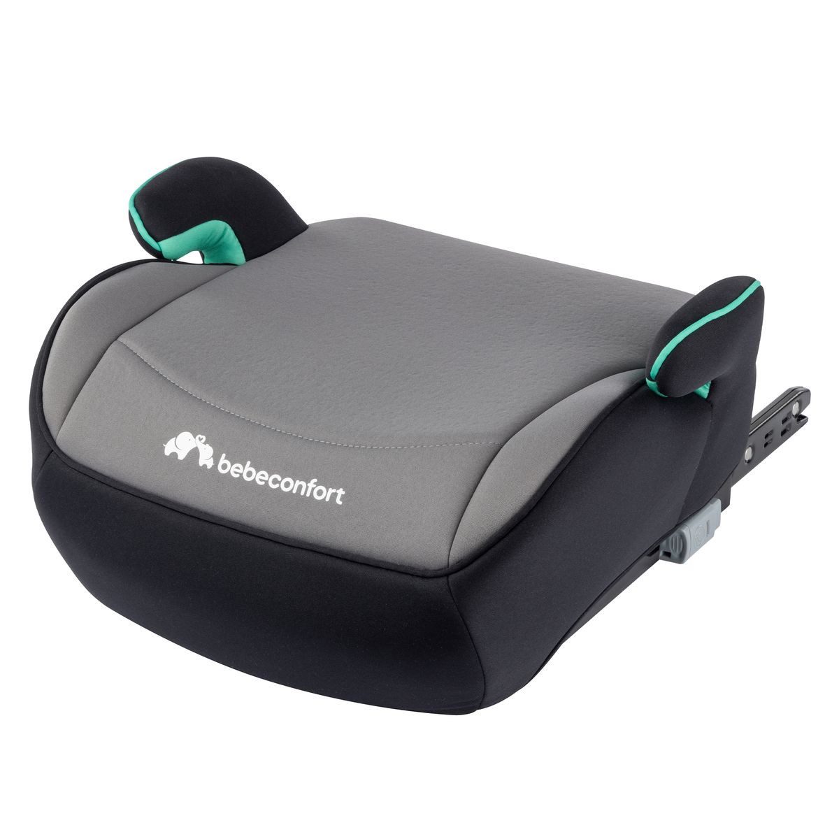 Bebeconfort Kindersitzerhöhung Manga i-Fix - Gray Mist, Auto Sitzerhöhung ab 6 Jahre - 12 Jahre (128 cm - 150 cm) mit Isofix