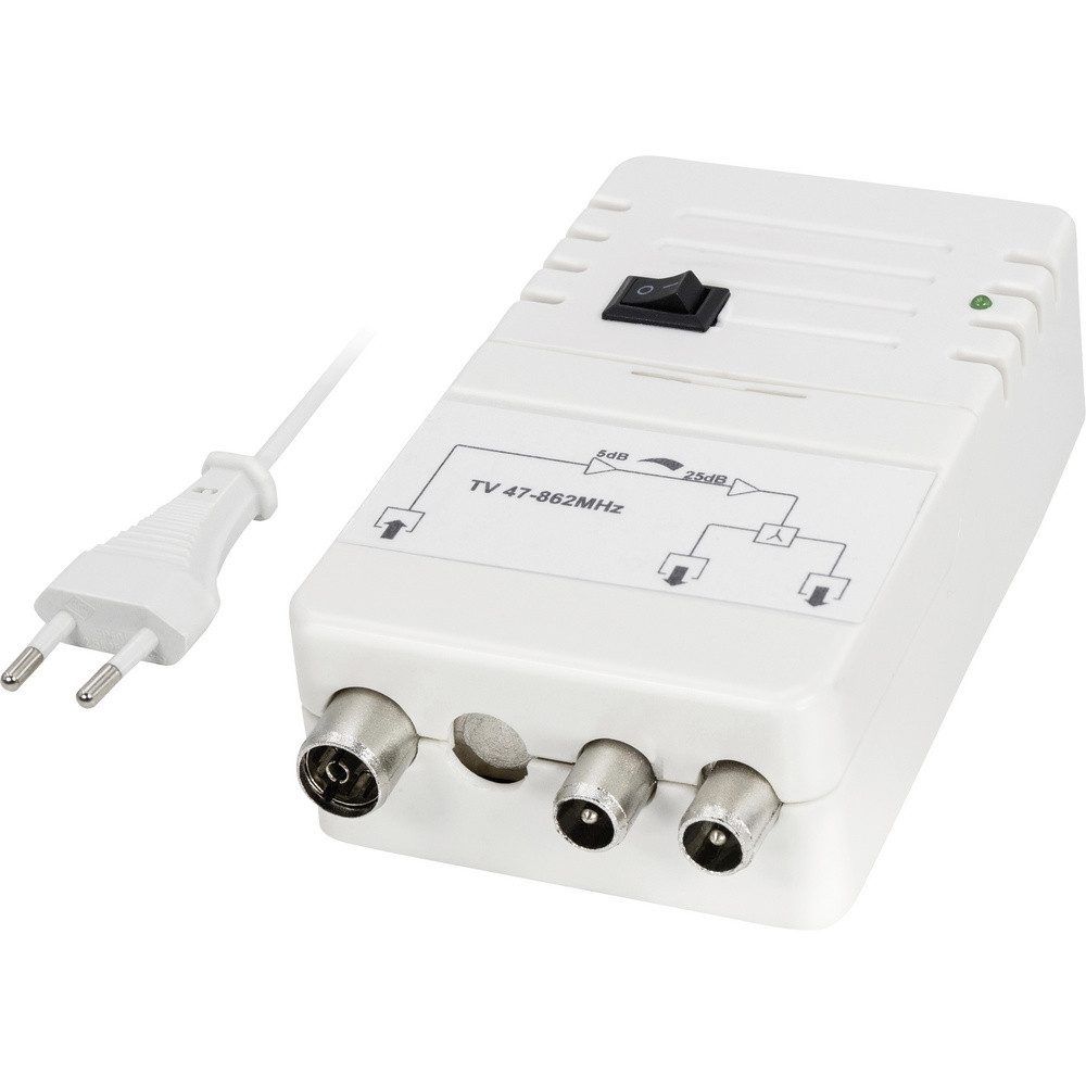 Maxtrack Maxtrack FP8ARL Mehrbereichsverstärker TV, FM, DAB+ 25 dB Leistungsverstärker