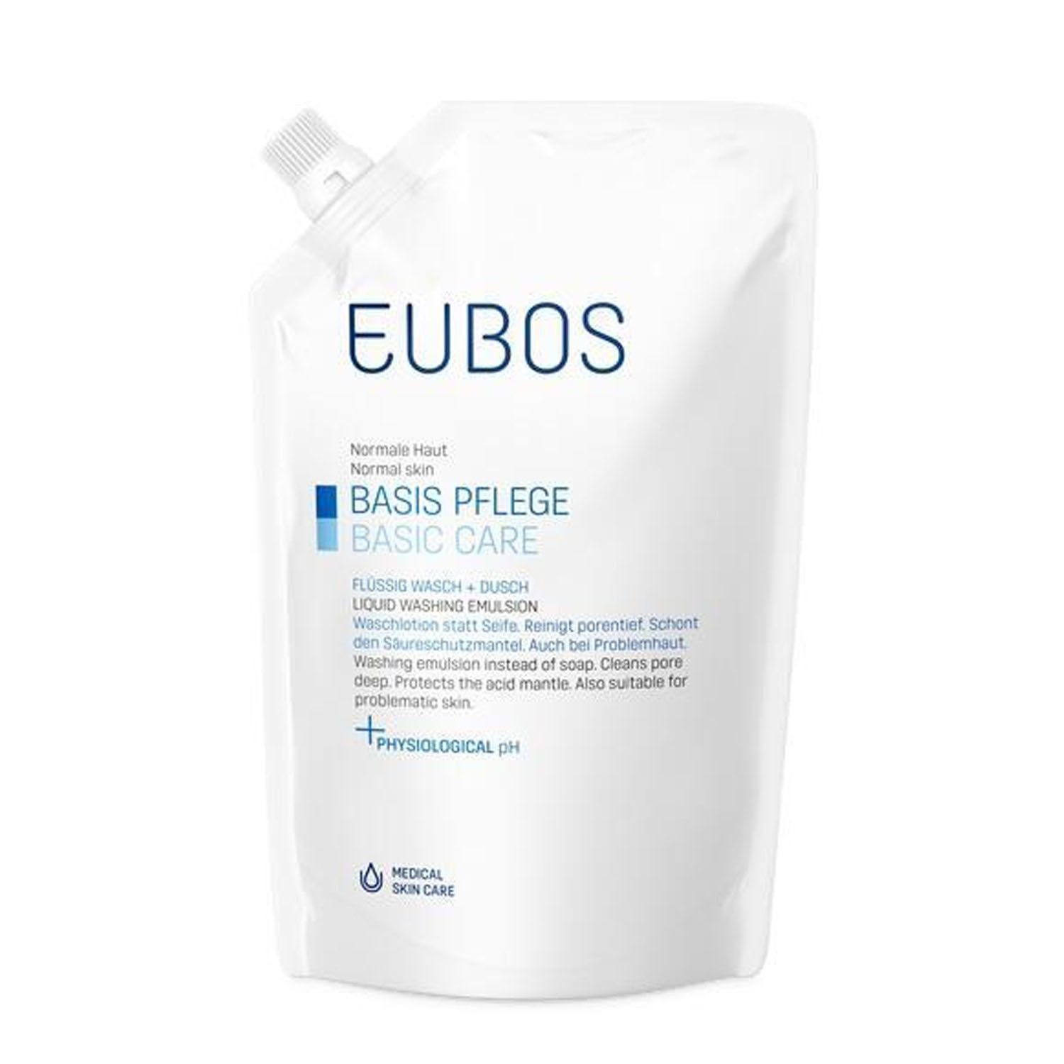 Dr.Hobein (Nachf) GmbH Duschgel EUBOS FLÜSSIG blau unparfüm.Nachf.Btl., 400 ml