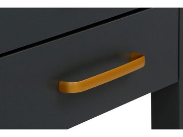 loft24 Schreibtisch Marly, mit 2 Schubladen, Tischplatte in Holzoptik, Landhaus, Breite 120 cm