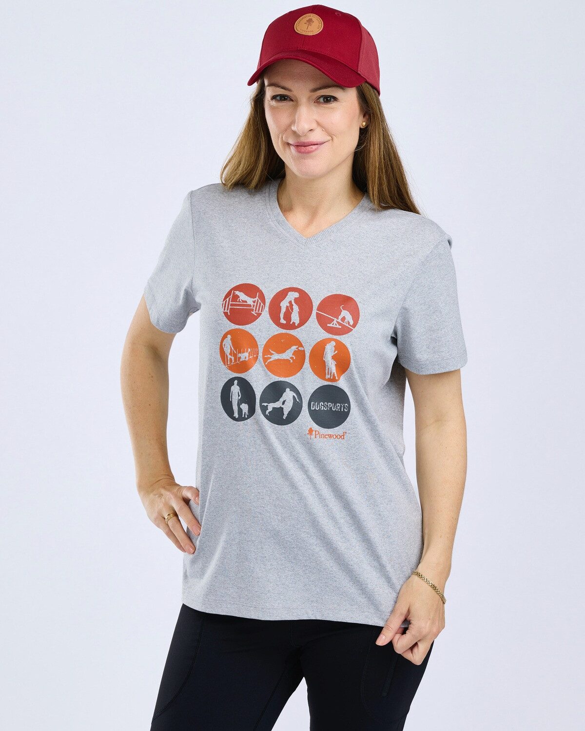 Pinewood T-Shirt Damen T-Shirt Dog Sports