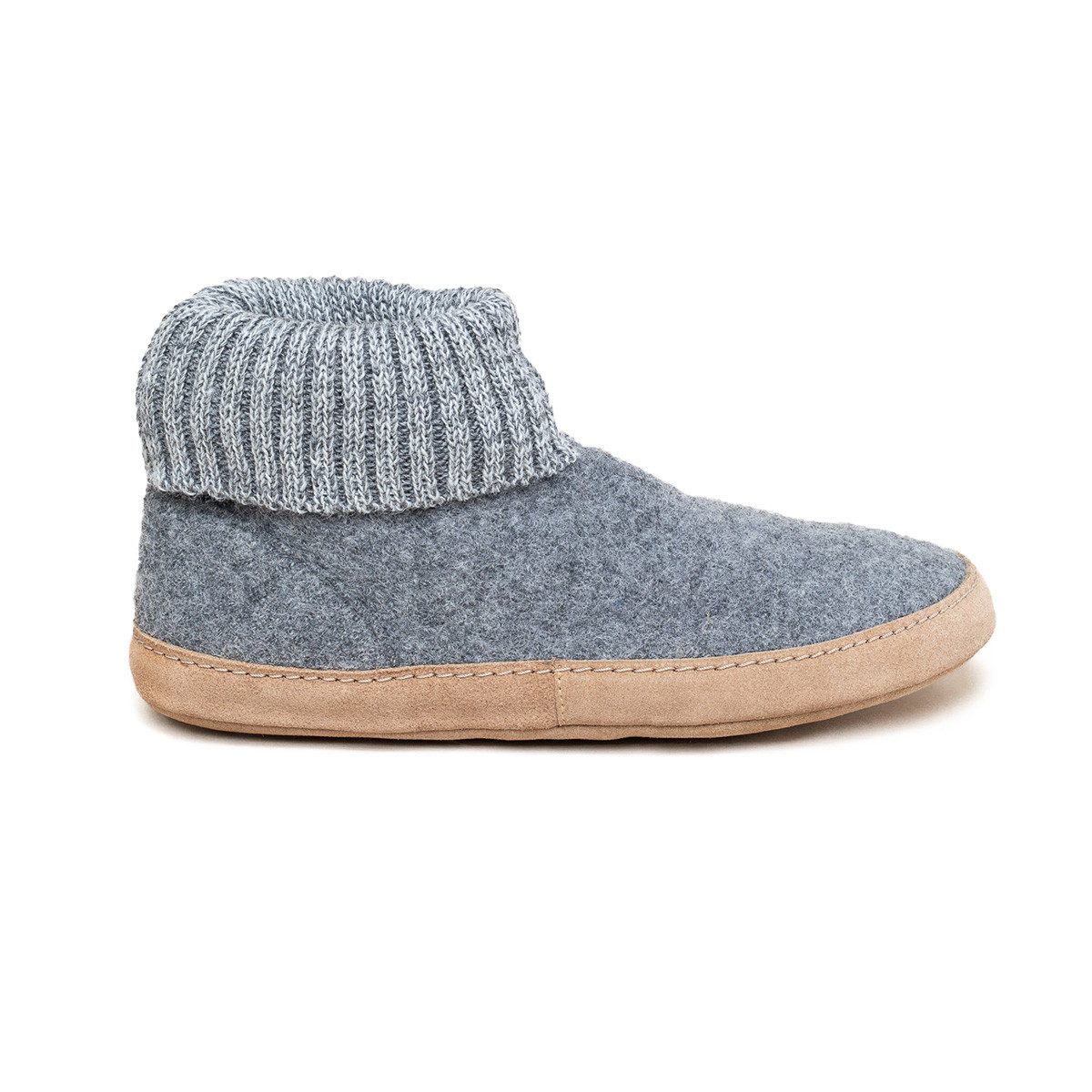 Gottstein Dakota Hüttenschuhe (1-tlg) Hüttenschuh - Aus Schafwolle, Weiche gepolsterte Innensohle