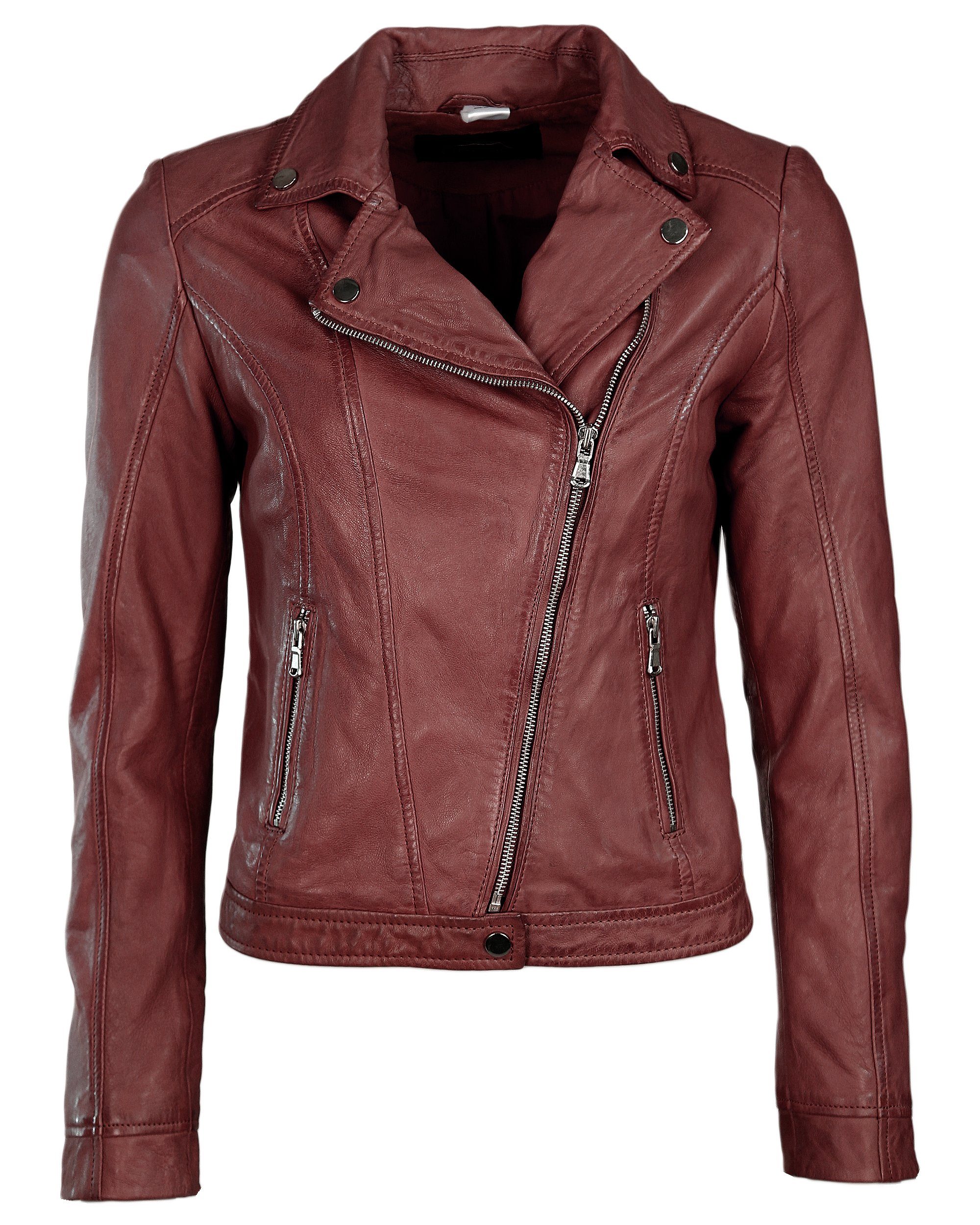 8167 Bikerjacke red JCC