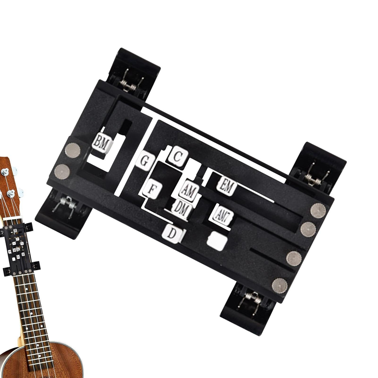 Gitarrenmechanik-Set Gitarren-Akkordpresse, Guitar Akkordtrainer für 38-42 Zoll Akustik-Gi