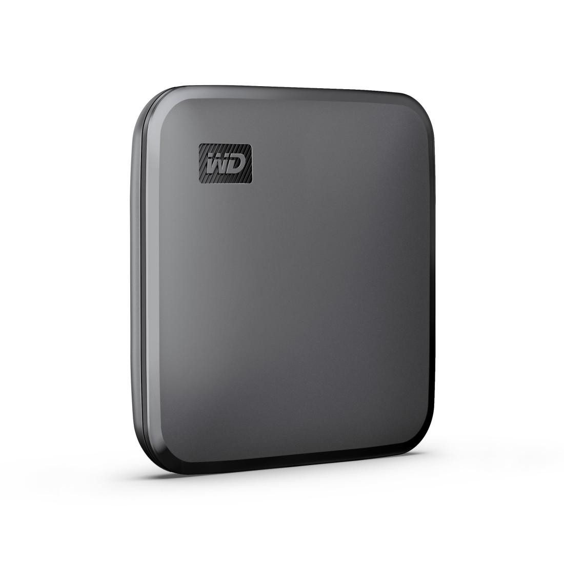 Western Digital Mobile SSD-Festplatte "WD Elements SE SSD Portable", 2TB, Schwarz externe SSD (2000 GB) 3,5" 400 MB/S Lesegeschwindigkeit