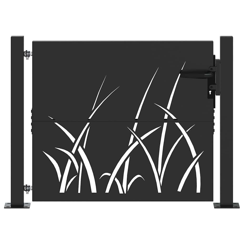 vidaXL Gartentor Gartentor Schwarz 105 x günstig online kaufen