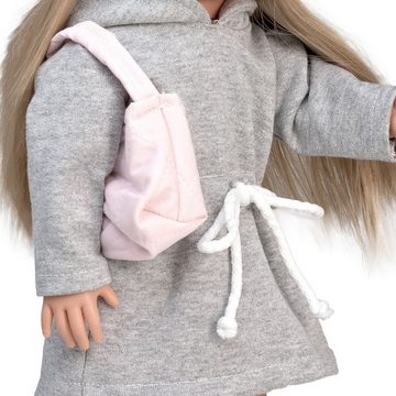 Lamagik Anziehpuppe Martha 42cm mit langen blonden Haaren und Bekleidung