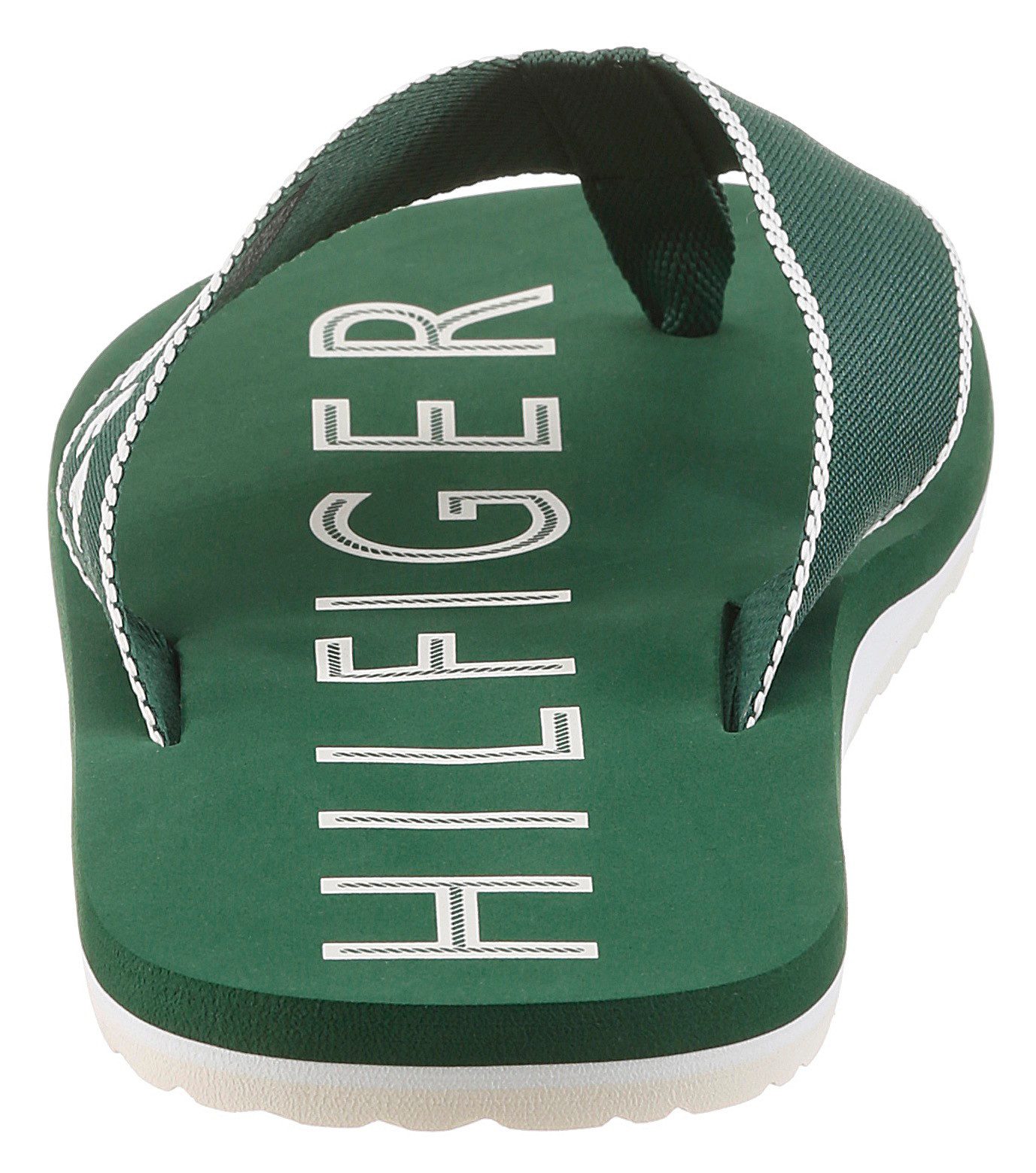 Tommy Hilfiger SPORTY HILFIGER BEACH SANDAL Zehentrenner Sommerschuh, Strandschuh mit Kontrastbesätzen