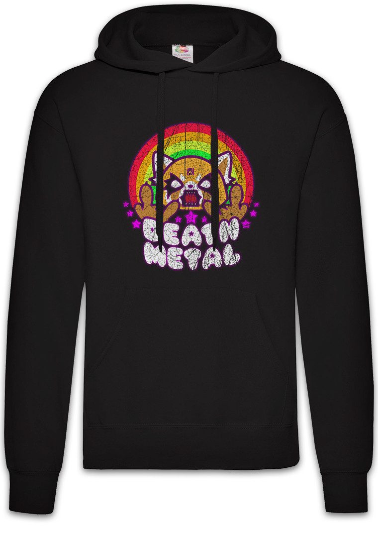 Hoodie Death Metal Herren Hoodie Yeti Aggretsuko Fun Heavy Music DJ MC Fun