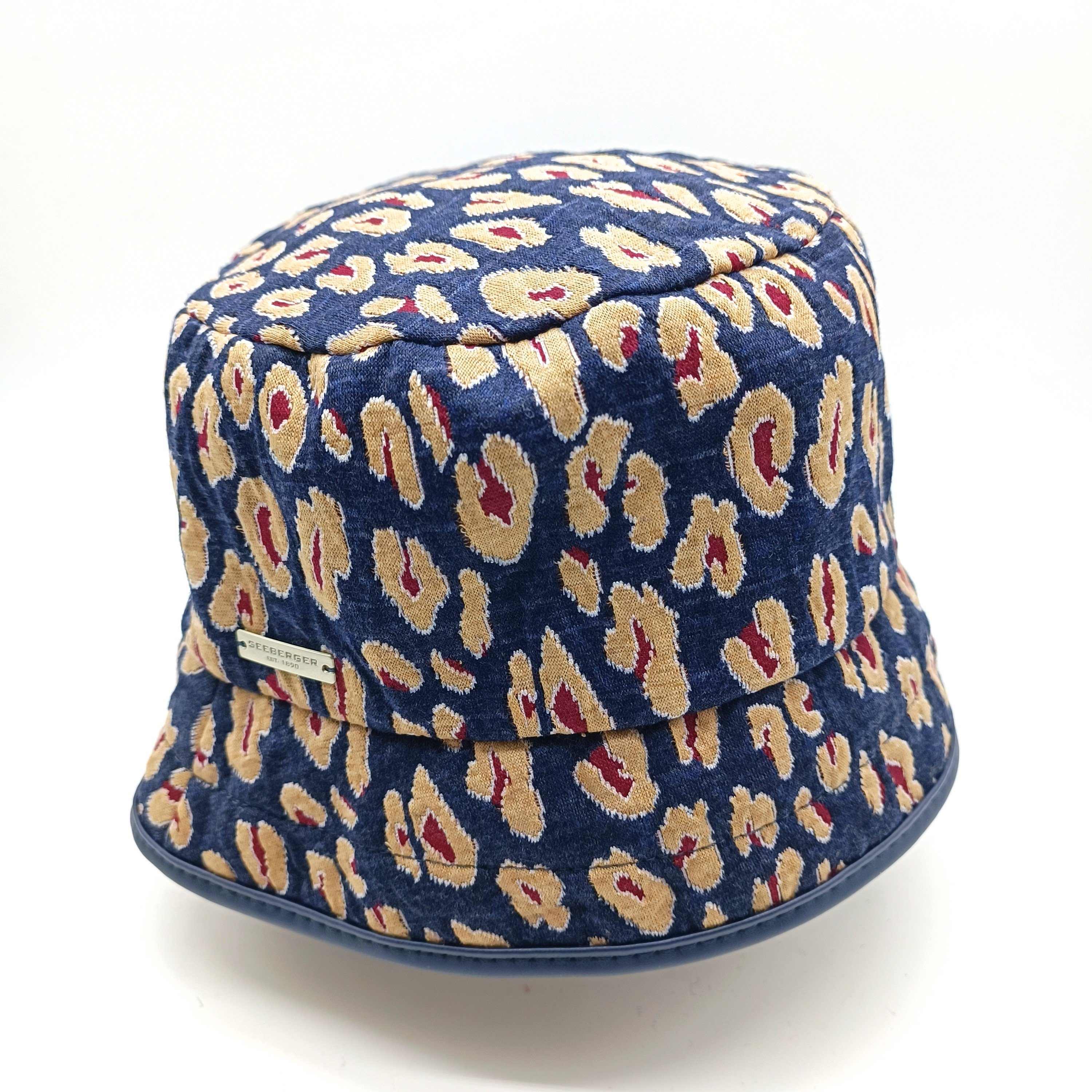 Seeberger Sonnenhut Leo Buckethat marine/burgund