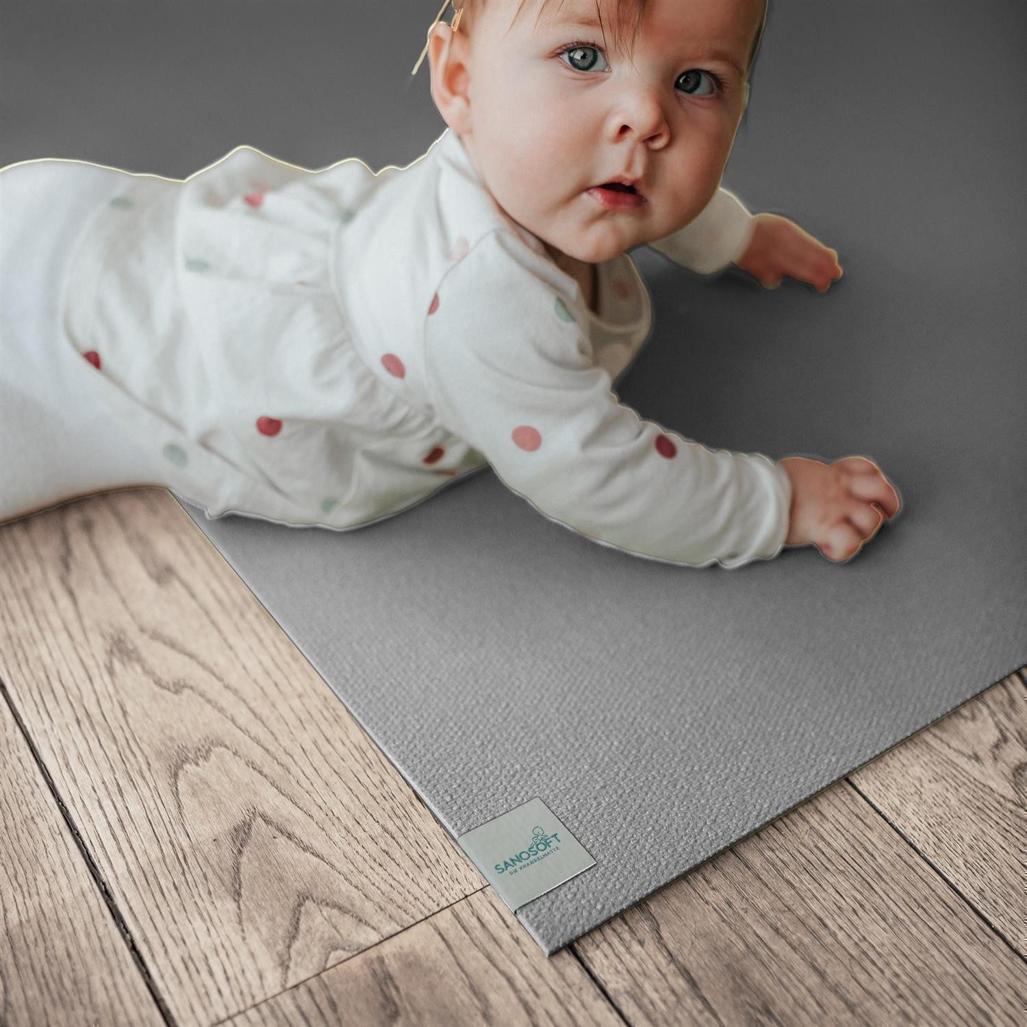 Sanosoft Spielmatte Krabbelmatte rutschfest Sanosoft®, Oeko-Tex 100 - Made in Germany