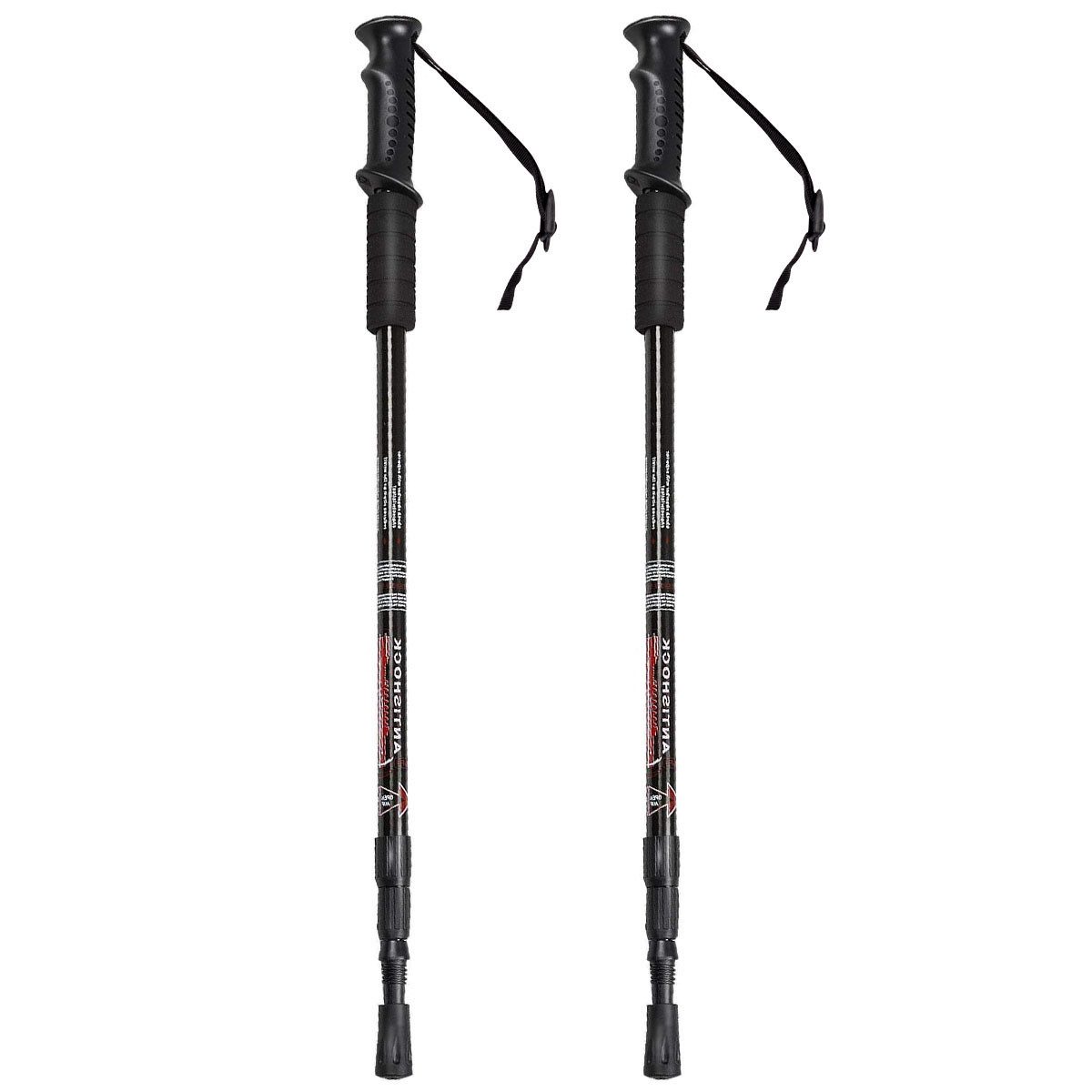 COSTWAY Nordic-Walking-Stöcke (2 St), 65-135cm verstellbar, Alu
