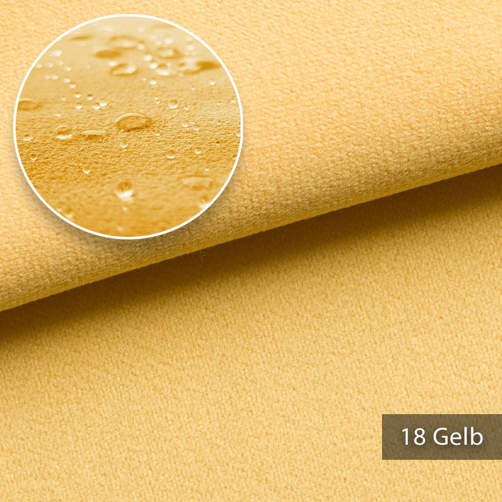 Thumbnail - novely® Stoff TRITON - Wasserabweisender Microfaser Velours-Möbelstoff Wildleder-Opt, Wasserfest, Schmutzabweisend, Mete...