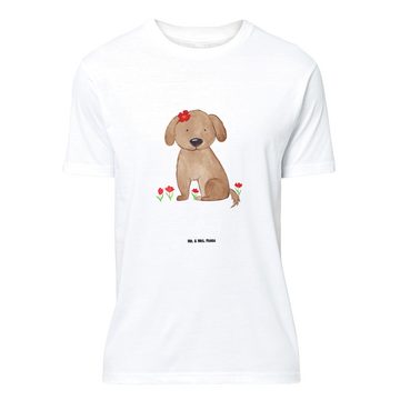 Mr. & Mrs. Panda T-Shirt Hund Hundedame - Weiß - Geschenk, Schlafshirt, T-Shirt, Geburstag, Ha (1-tlg)
