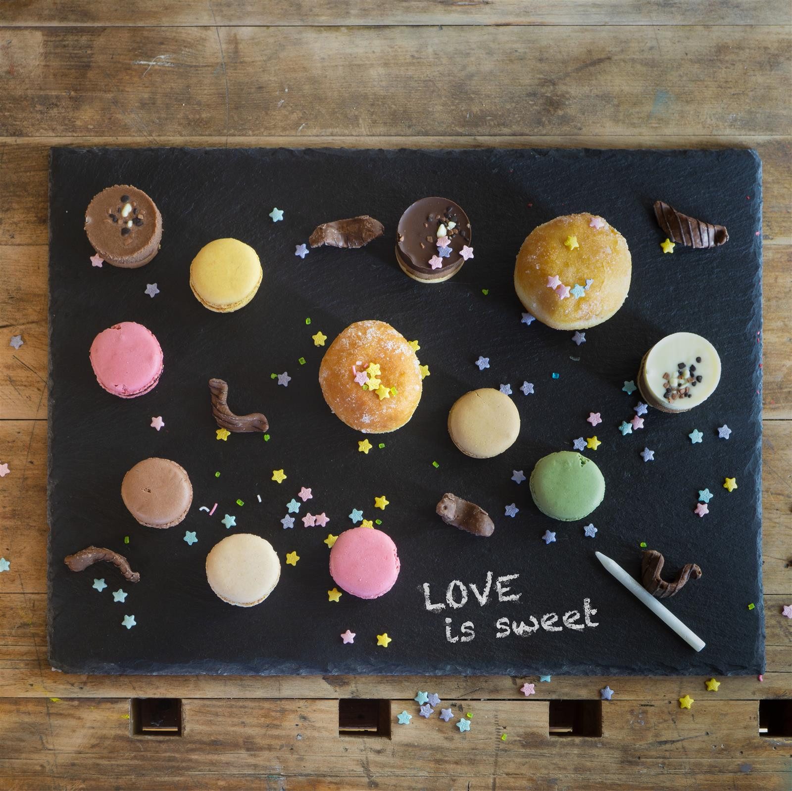 Moritz & Moritz Servierplatte Moritz & Moritz 6x Schieferplatte L