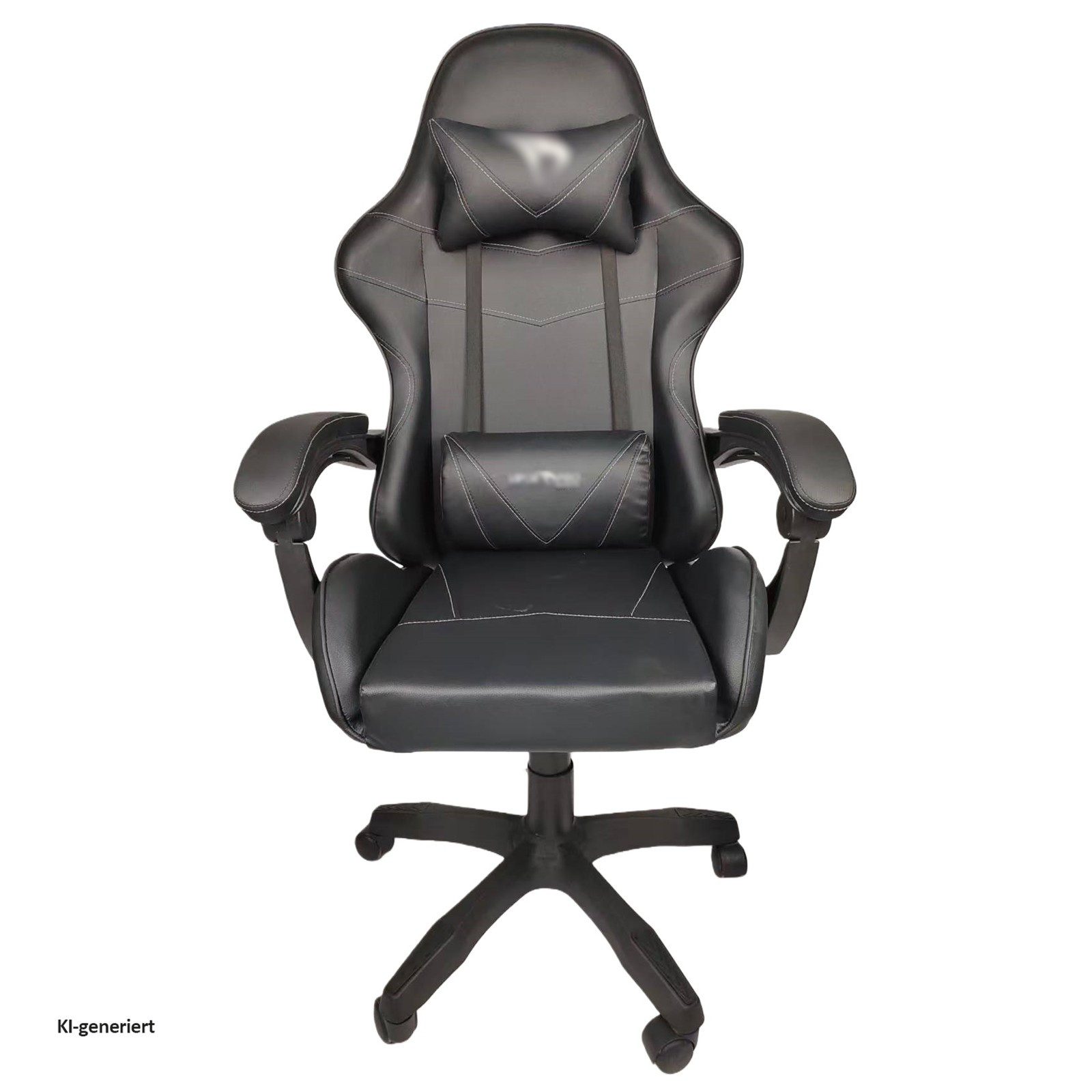 HTI-Living Schreibtischstuhl Schreibtischstuhl für Homeoffice Kunstleder Schwarz (1 Stück, 1 St)
