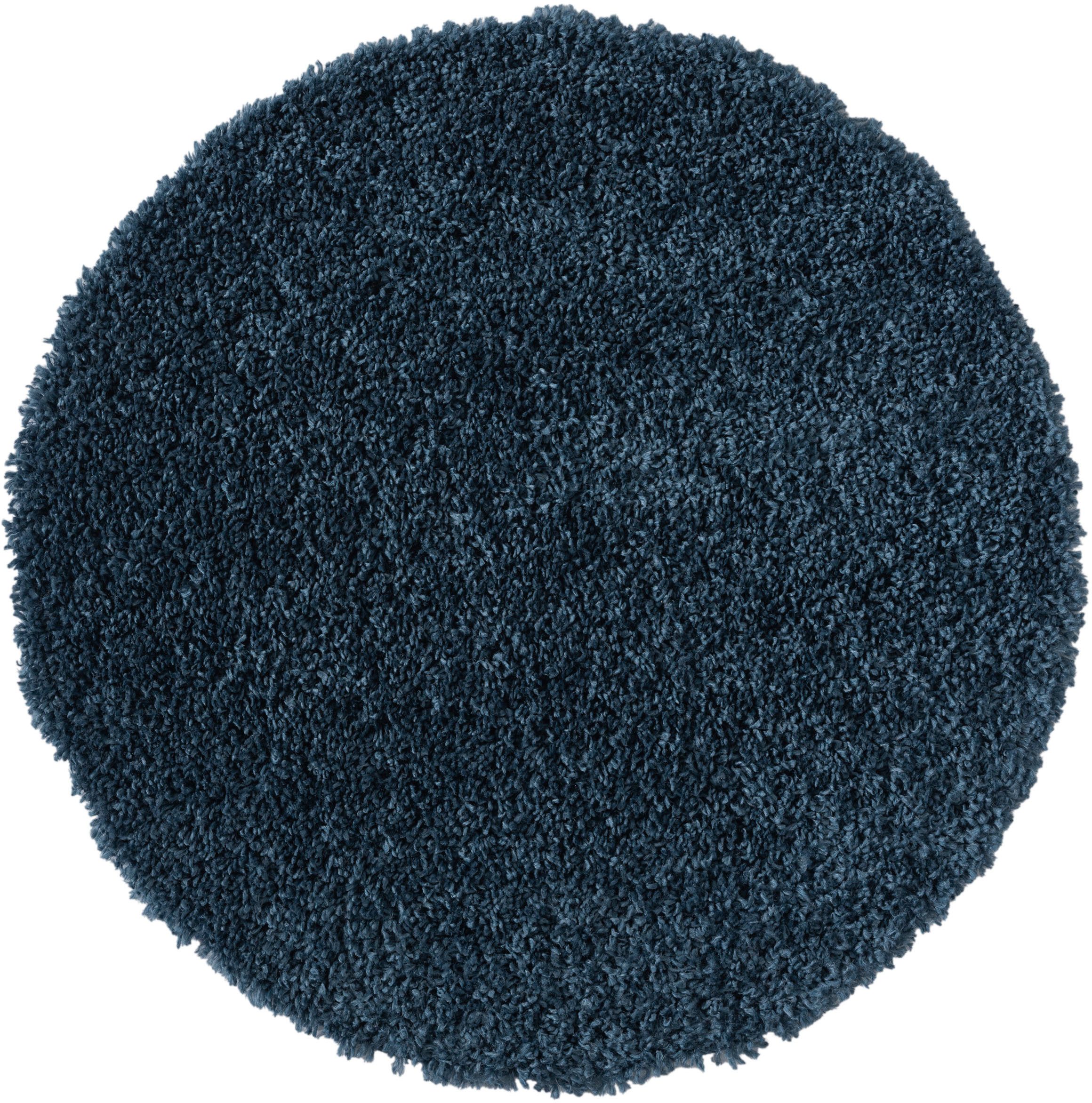my home Hochflor-Teppich Banji, rund, Höhe: günstig online kaufen