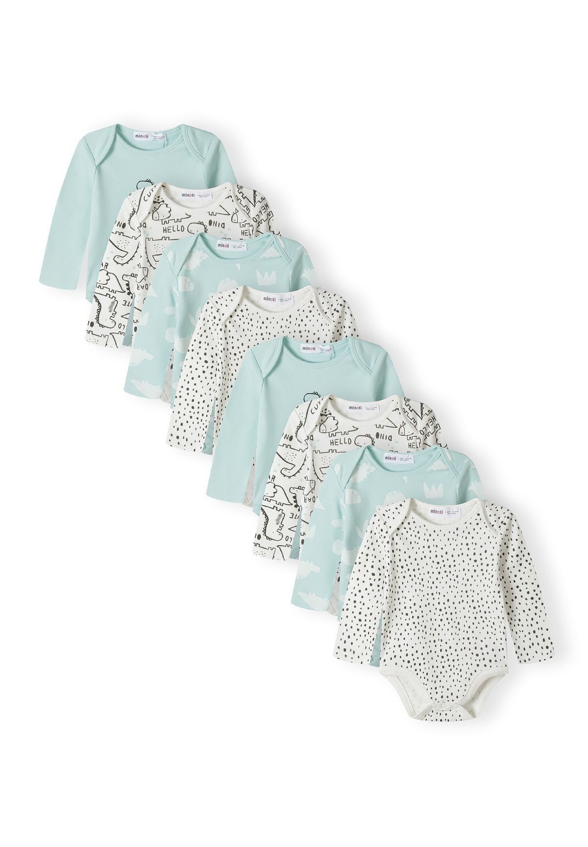 Langarmbody Langärmelige Bodys im 7-er Pack (0-24m)
