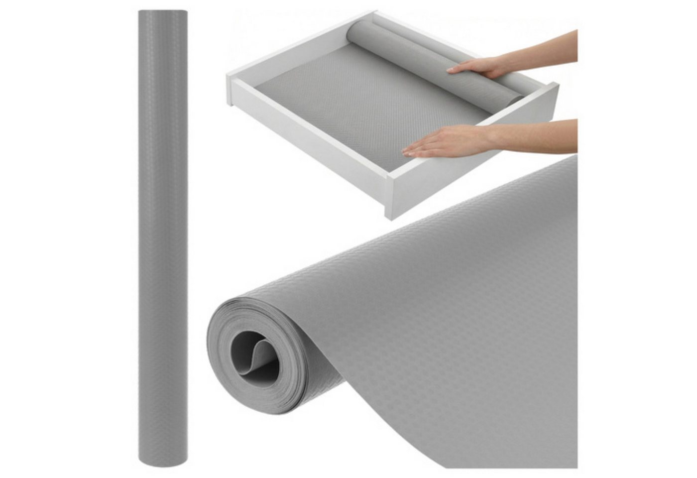 Ruhhy Antirutschmatte Antirutschmatte 500x50 cm Schutzmatte für Schubladen und Regale, Antirutschmatte Rolle 500x50 cm zuschneidbare Schutzmatte für Schubladen, 1 Rolle Antirutschmatte 500 x 50 cm Schublade, Rutschhemmend Zuschneidbar Feuchtigkeitsbeständ