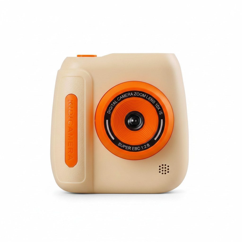 kowdom Sofortbildkamera Kinder Thermodruck 12MP 1080P HD mit 32GB Sofortbildkamera (12 MP, 10x opt. Zoom, inkl. Einzelgerät, Sofortdruck, Thermodruck, 12MP, 1080P, 32GB, 3 Rollen)