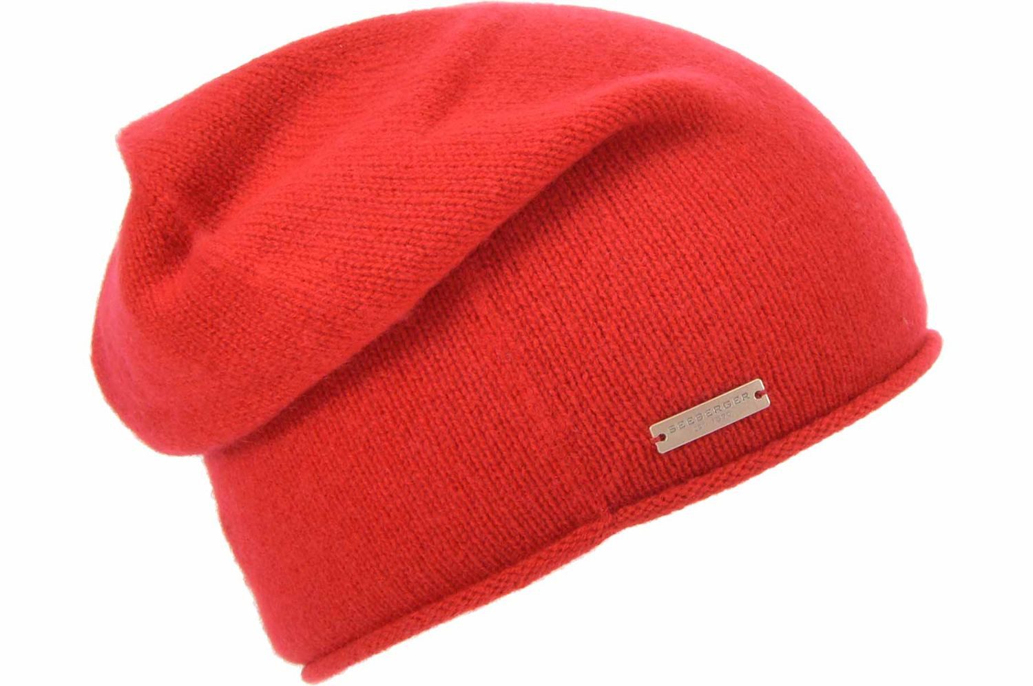Seeberger Strickmütze Beanie aus 100% Kaschmir günstig online kaufen