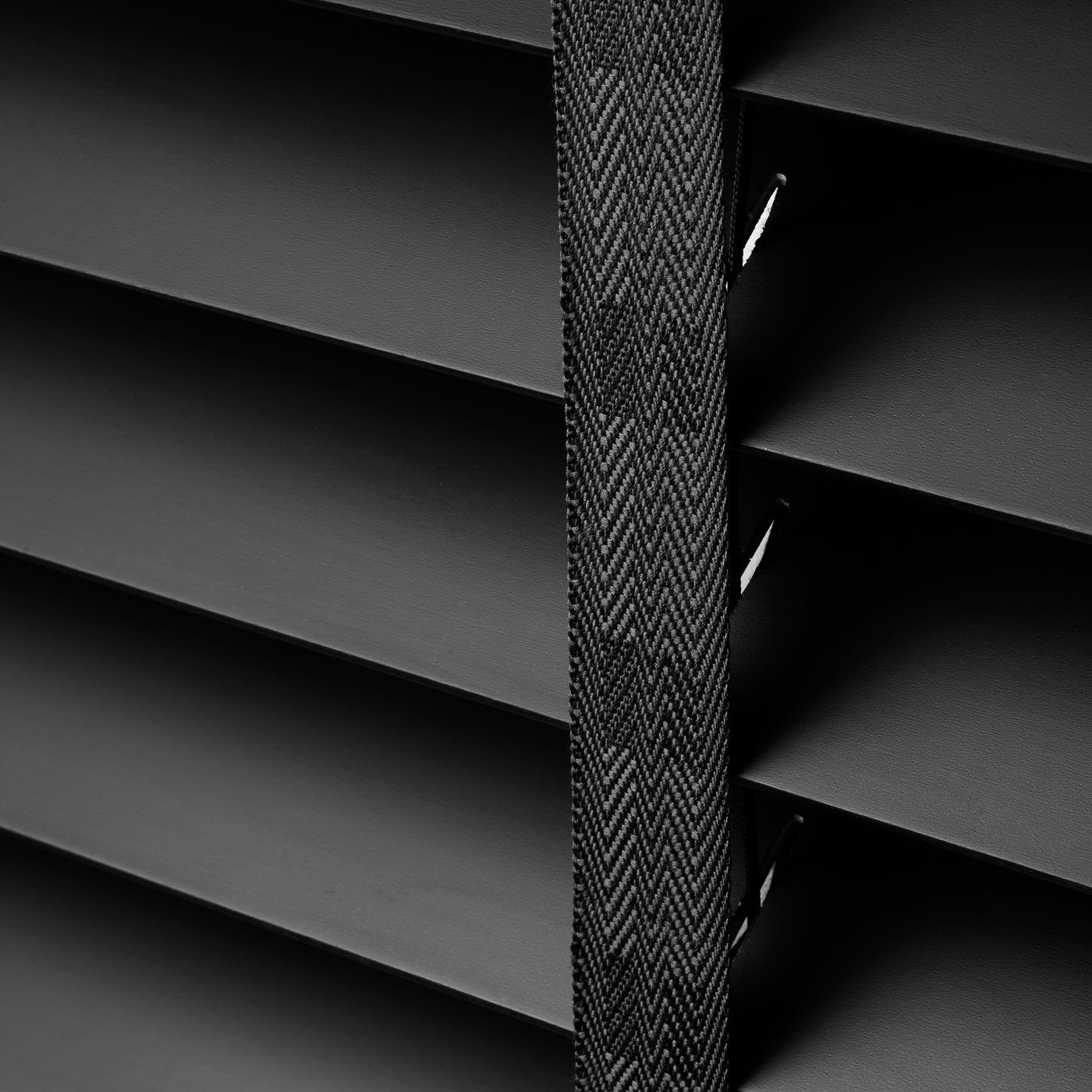 ventanara Jalousie Jalousie Holzjalousie matt Premium Holz Rollo Echtholz 50mm