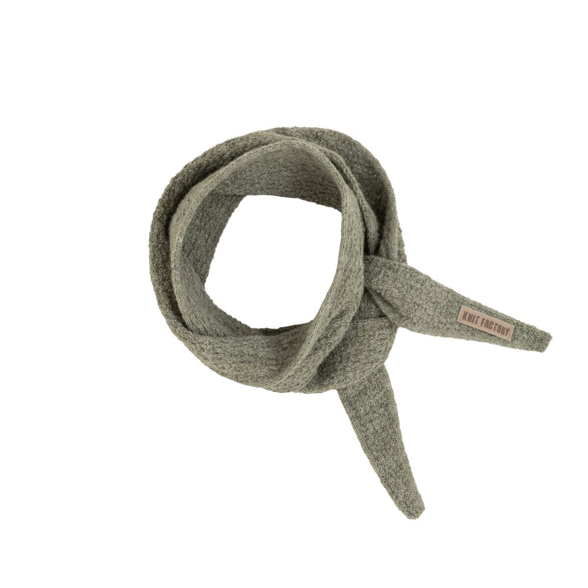 Knit Factory Strickschal Sana Mini Urban Green Grün, (1-St), Modell Sana, für Herbst, Winter