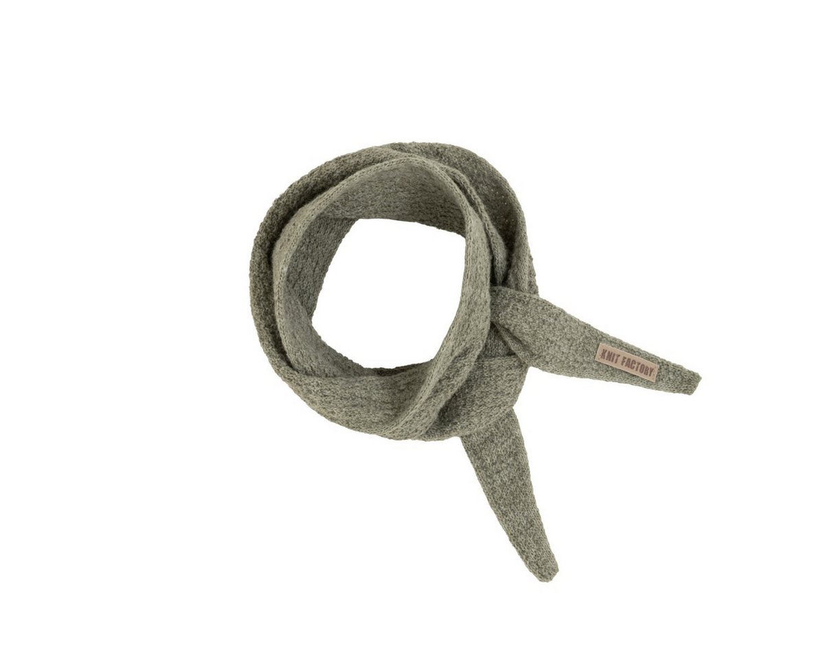 Knit Factory Strickschal Sana Mini Urban Green Grün, (1-St), Modell Sana, für Herbst, Winter