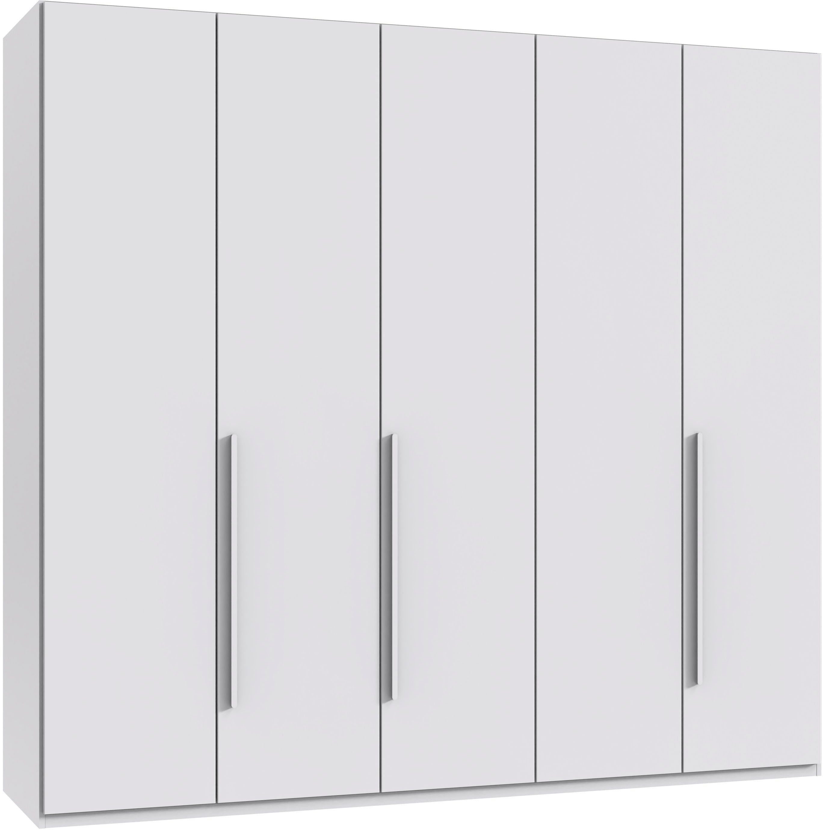 Wimex Drehtürenschrank Kleiderschrank London, in den Breiten 180cm, 225cm oder 270cm (mit verschiedenen Griffen in goldfarben, silberfarben oder schwarz) wahlweise mit Basic- oder Premium-Ausstattung erhältlich