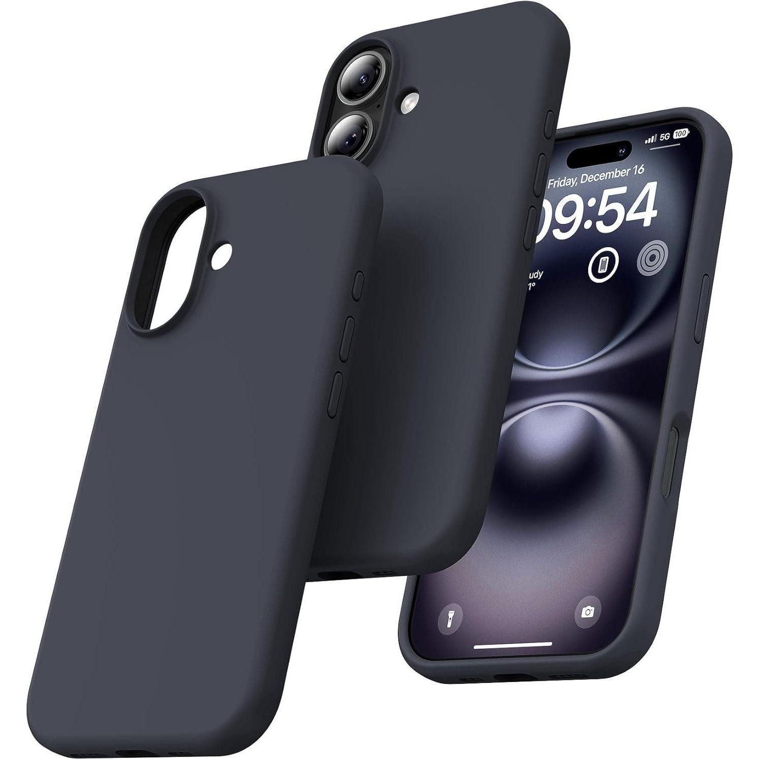 LuxusKollektion Smartphone-Hülle Silikonhülle 6,1 Zoll stoßfest rutschfest Kameraschutz