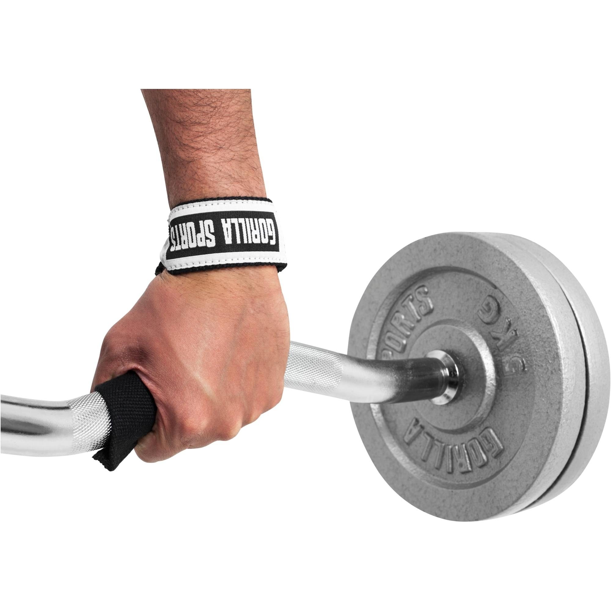 GORILLA SPORTS Zughilfe Paar, 55 cm, für Krafttraining, Kreuzheben und Fitness, rutschfest (1-tlg)