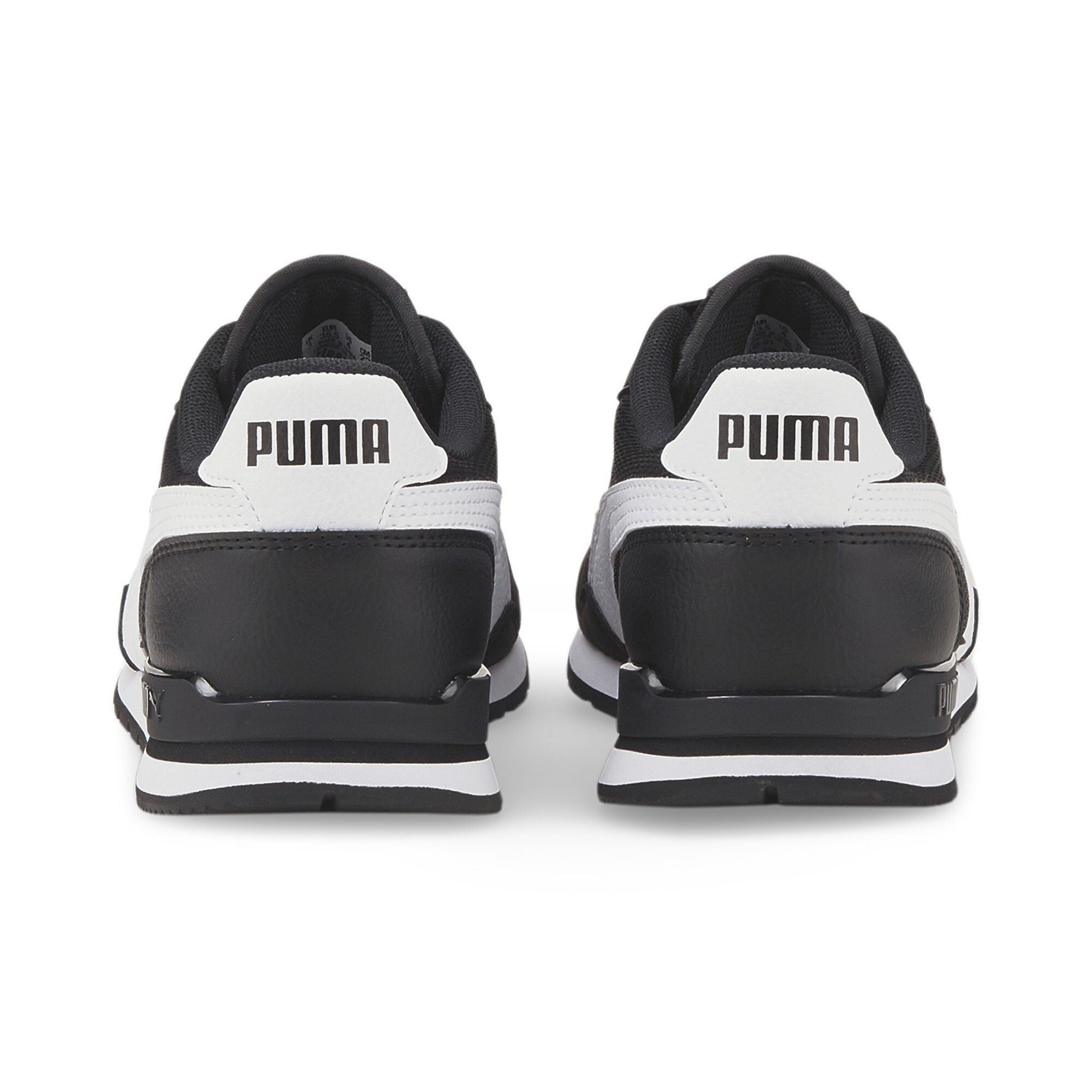 PUMA ST v3 Mesh V White Jugendliche Sneaker Runner Sneakers Black