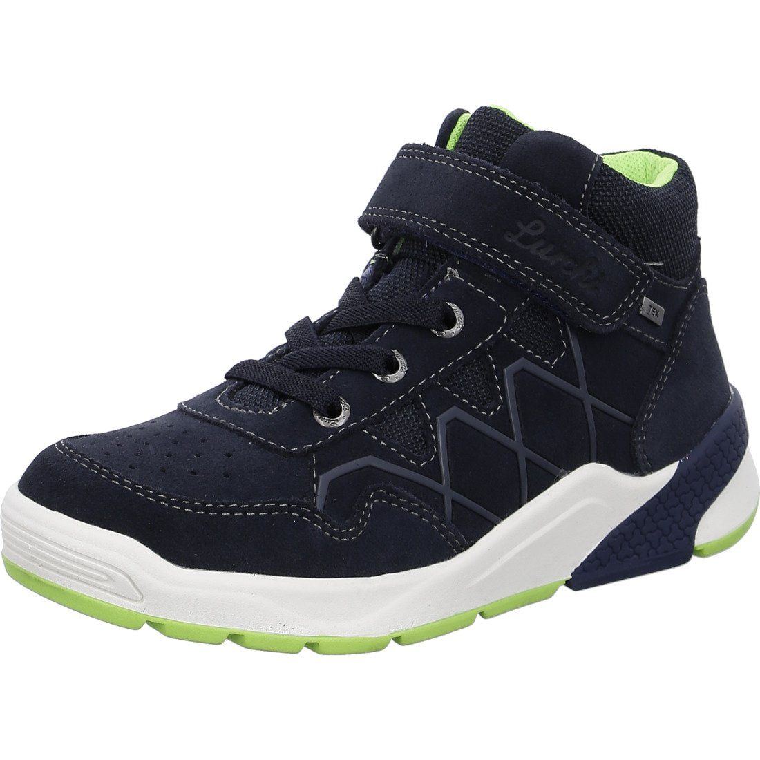 Lurchi Schuhe, Rauleder Sneaker - Ronald-Tex blau 049297 Lurchi Sneaker