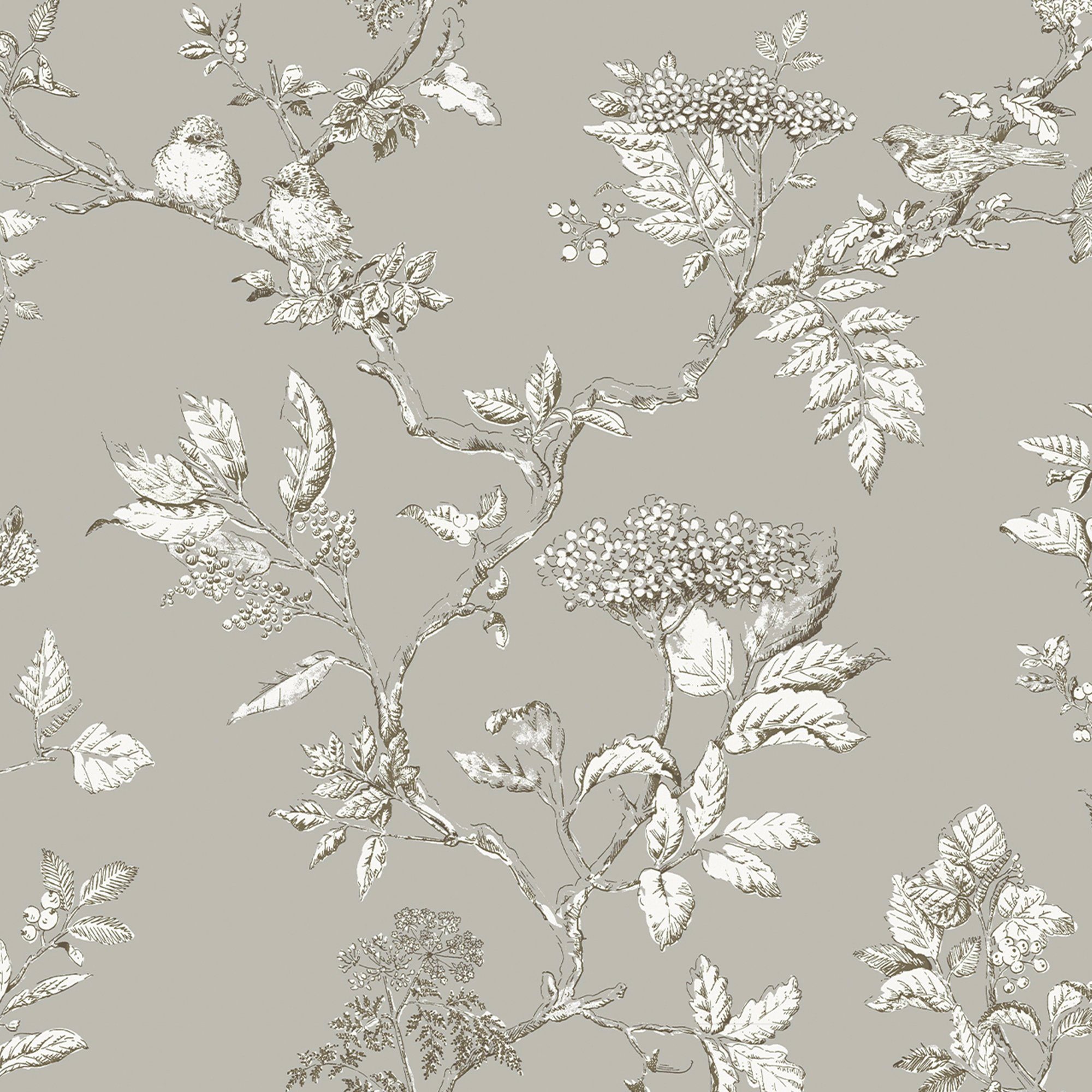 LAURA ASHLEY Vliestapete Elderwood, gemustert, FSC® günstig online kaufen