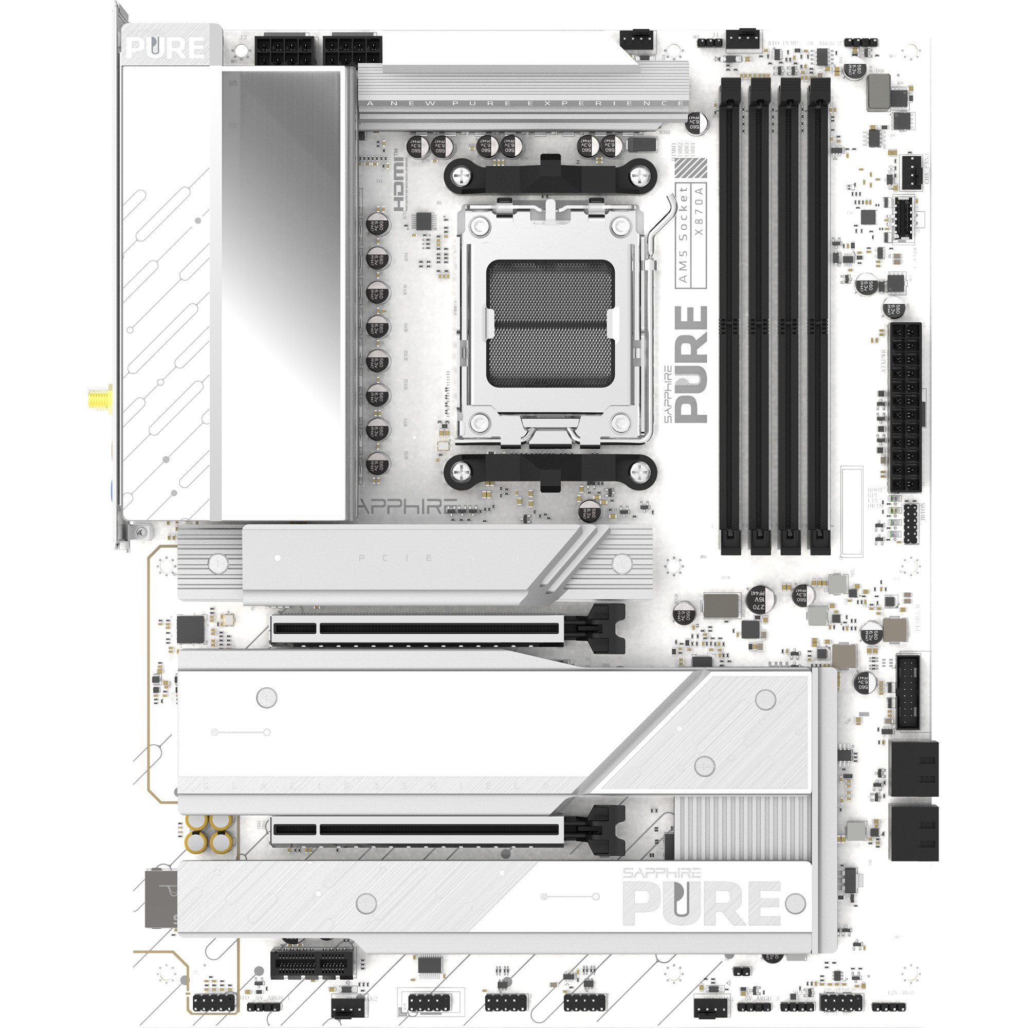 Sapphire SAPPHIRE PURE X870A WIFI 7, Mainboard Mainboard