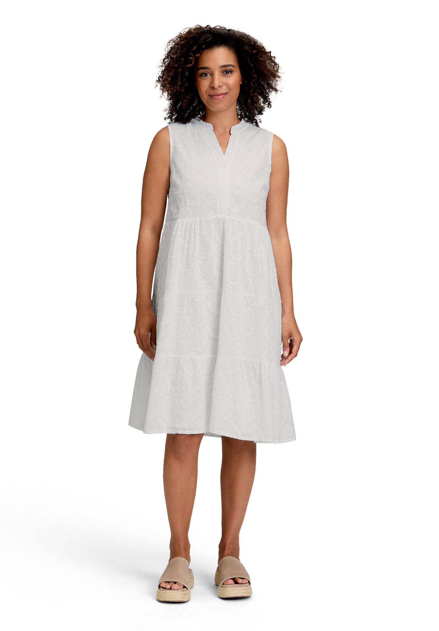 Cartoon Spitzenkleid Damen mit Lochmuster Design