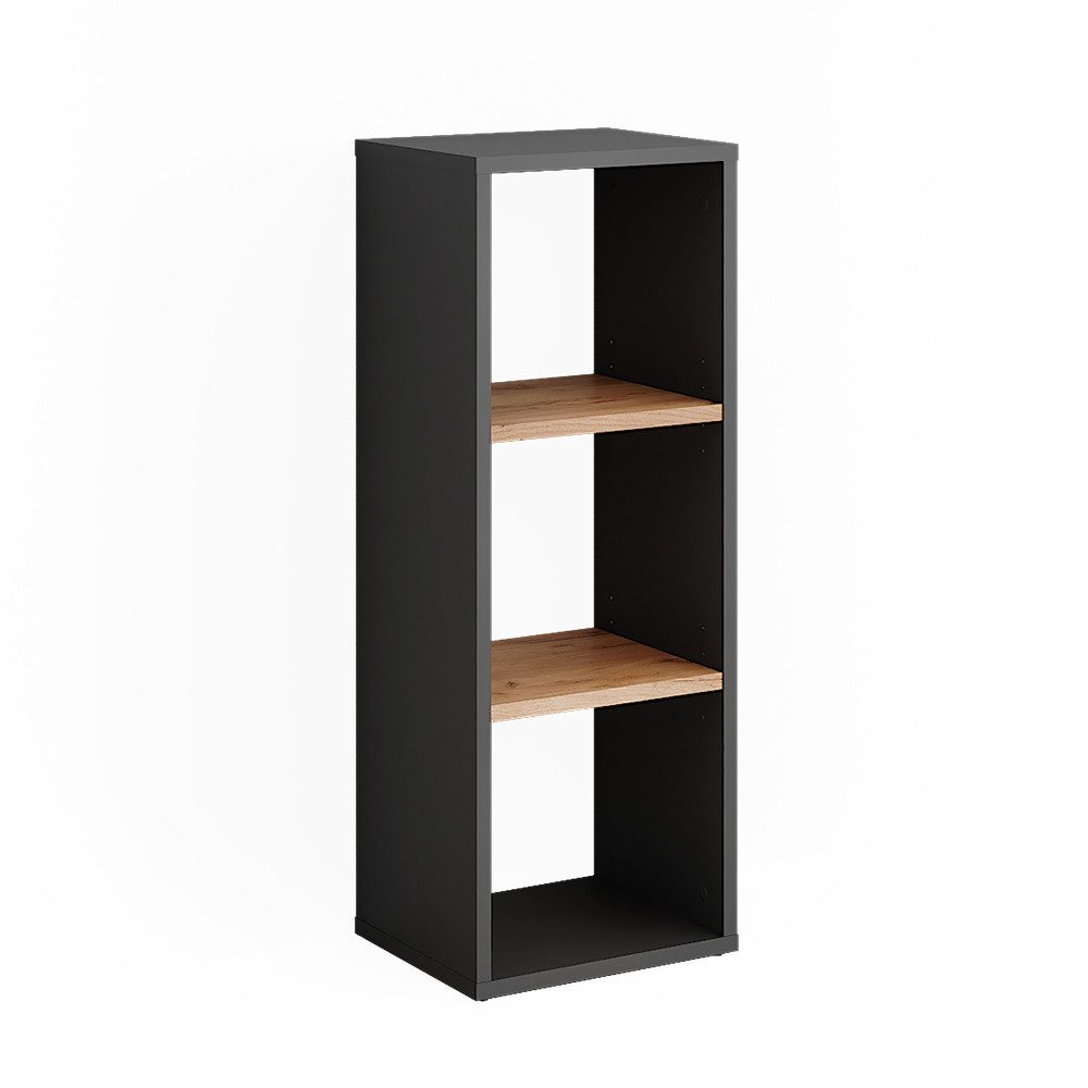Vicco Bücherregal Orlando, Anthrazit/Goldkraft Eiche, 30 günstig online kaufen