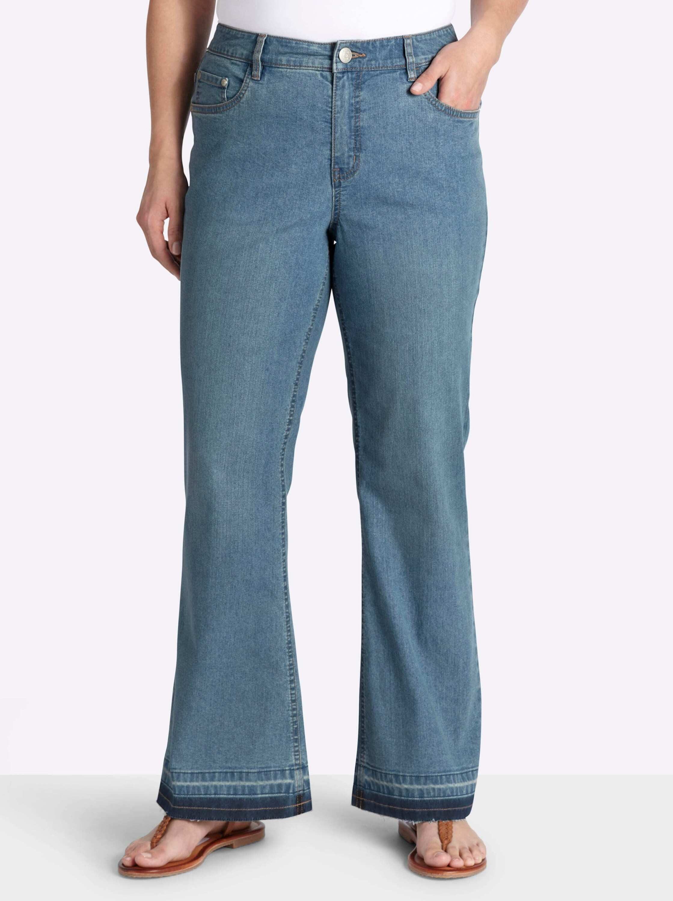 Sheego Bequeme Jeans Bootcut-Jeans normal