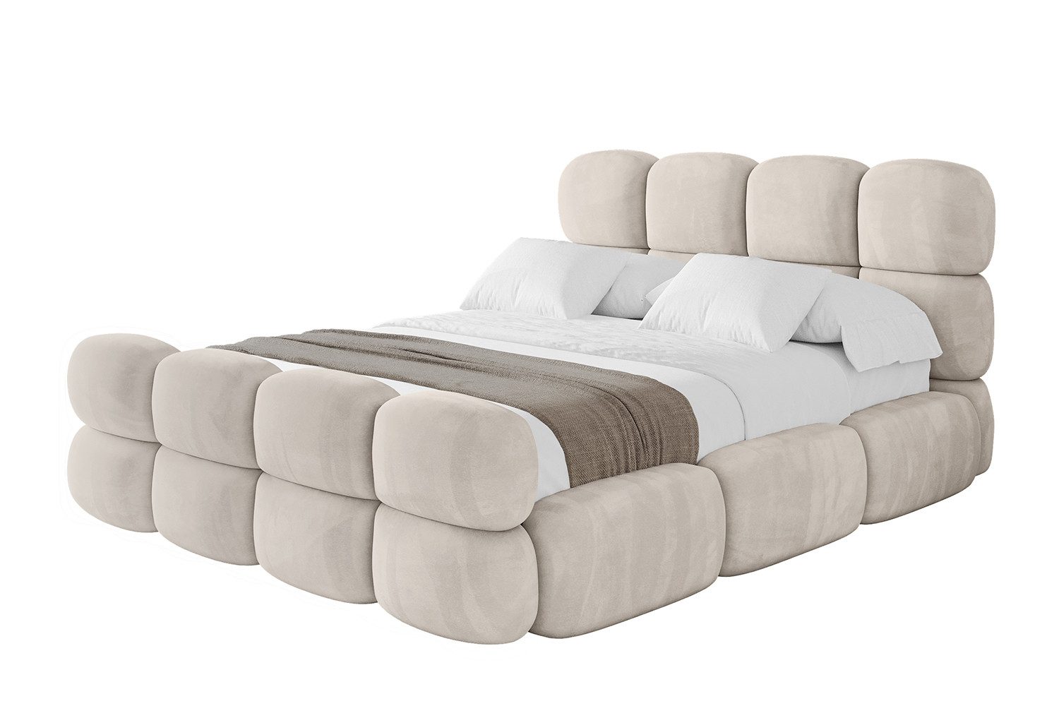 ALTDECOR Polsterbett NOMA-Z (Polsterbett mit Bettkasten und Lattenrost, Box günstig online kaufen