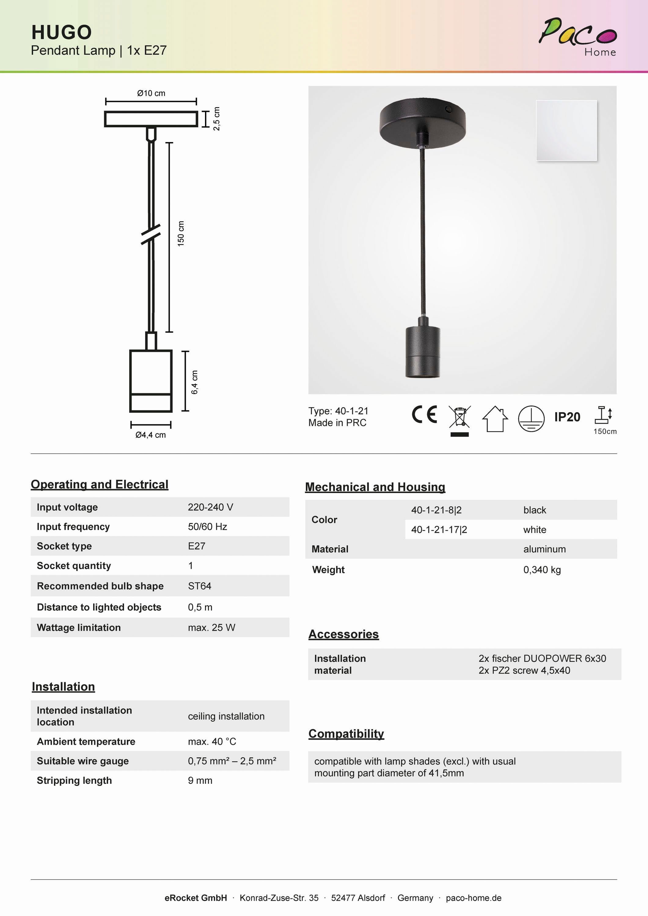 Paco Home Pendelleuchte Hugo Korb Optik Leuchtmittel, Esszimmer Boho Pendelleuchte Rattan ohne Luna, Wohnzimmer Lampenschirm