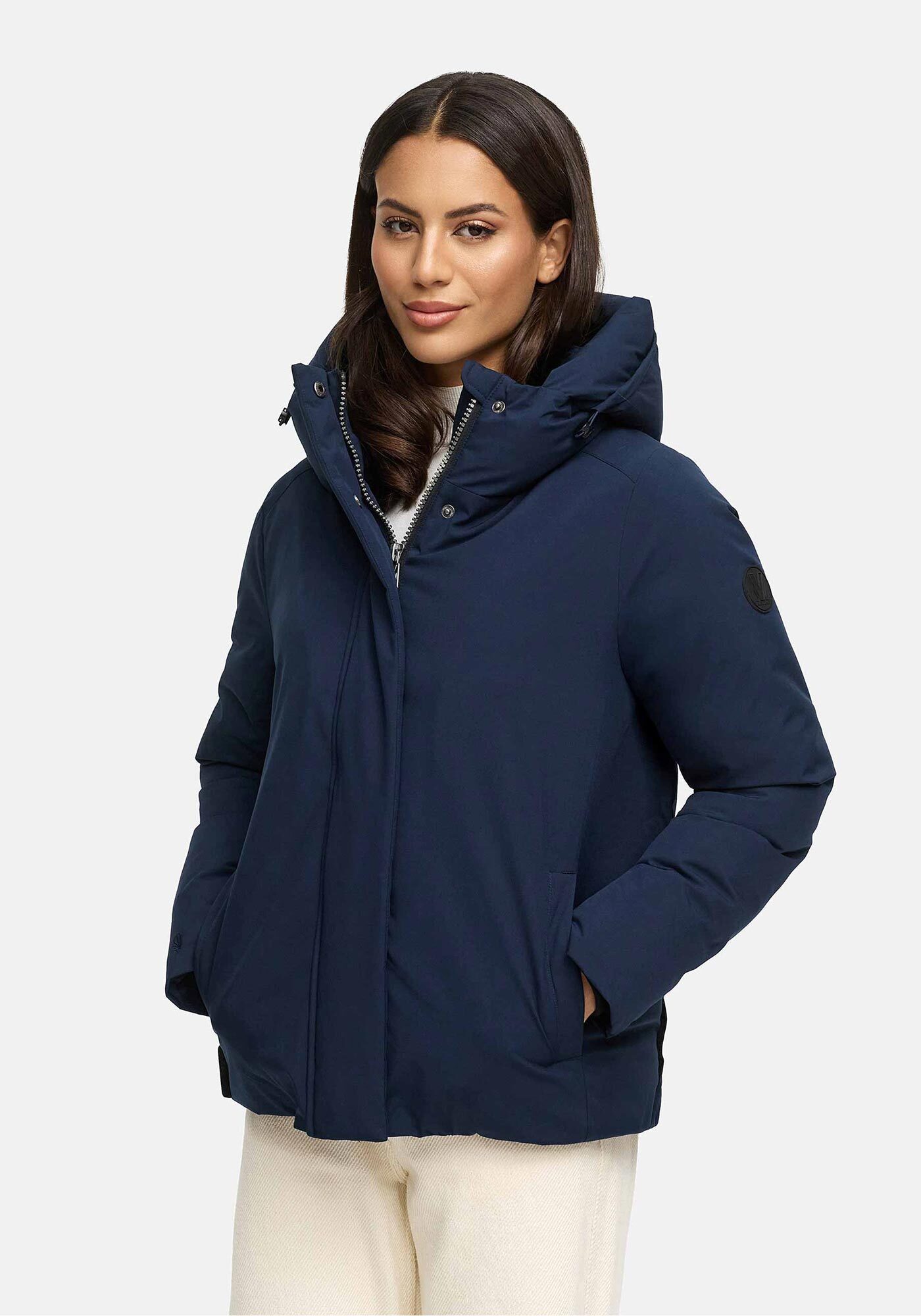 Marikoo Winterjacke Yeminaa warm für den Winter - hinten länger geschnitten