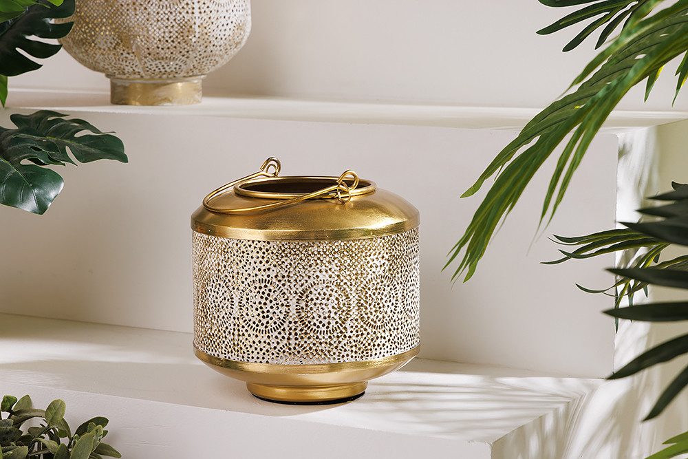riess-ambiente Windlicht ORIENT 20cm gold (Einzelartikel, günstig online kaufen