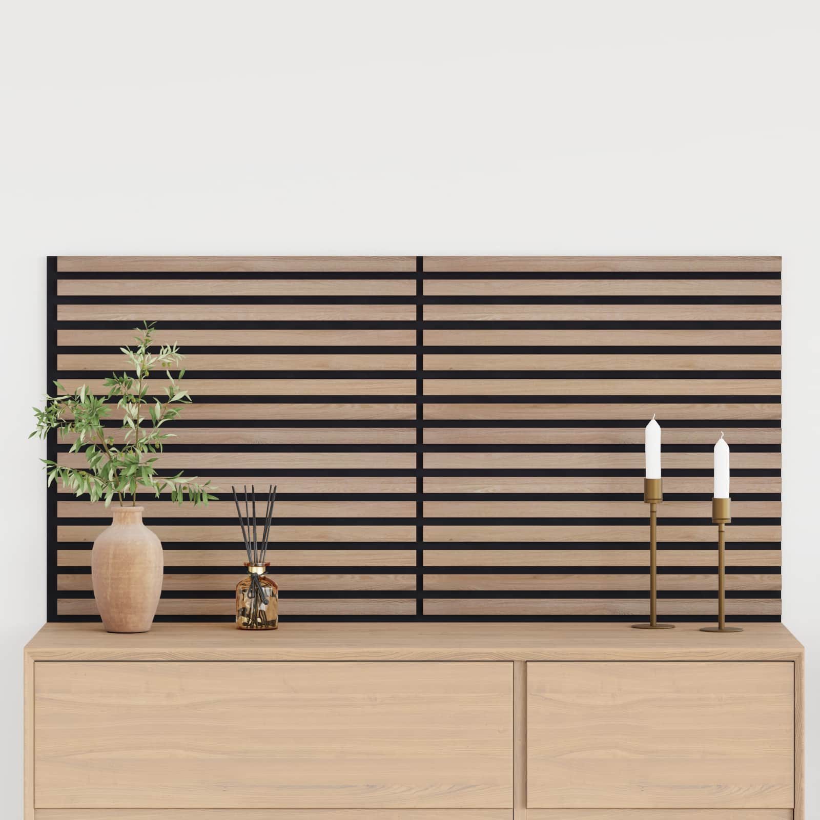 vidaXL Wandpaneel Wandpaneele 2 pcs Braun 60,5 x 60 cm, (2-tlg)